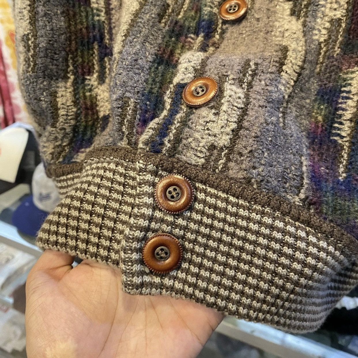 Coogi Vintage Inspired Coogi Style Roma Cable Knit Button Size US L / EU 52-54 / 3 - 7 Thumbnail