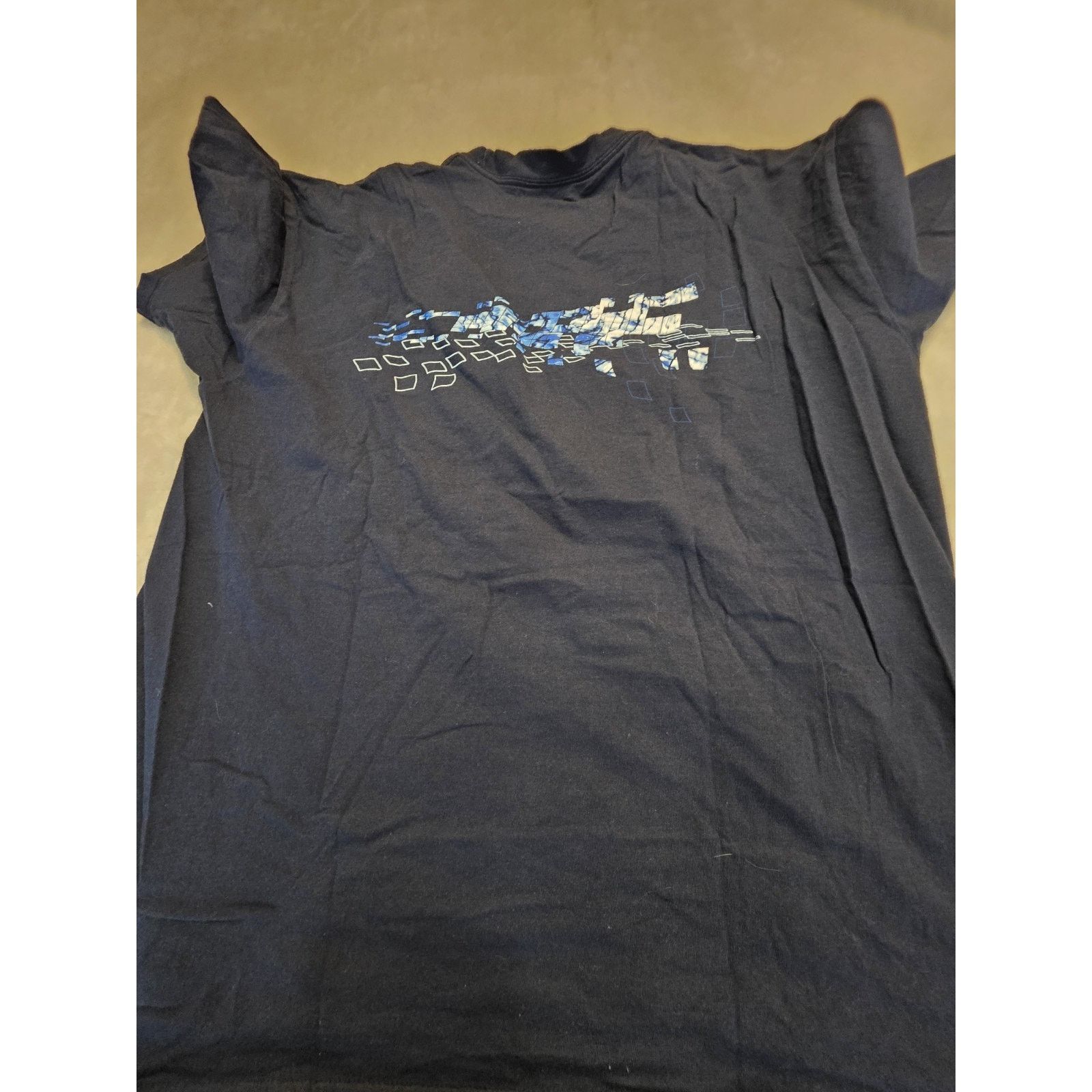 Nike Nike Men's Size Xl Short Sleeve Navy Blue Graphic T-Shirt Size US XL / EU 56 / 4 - 5 Thumbnail