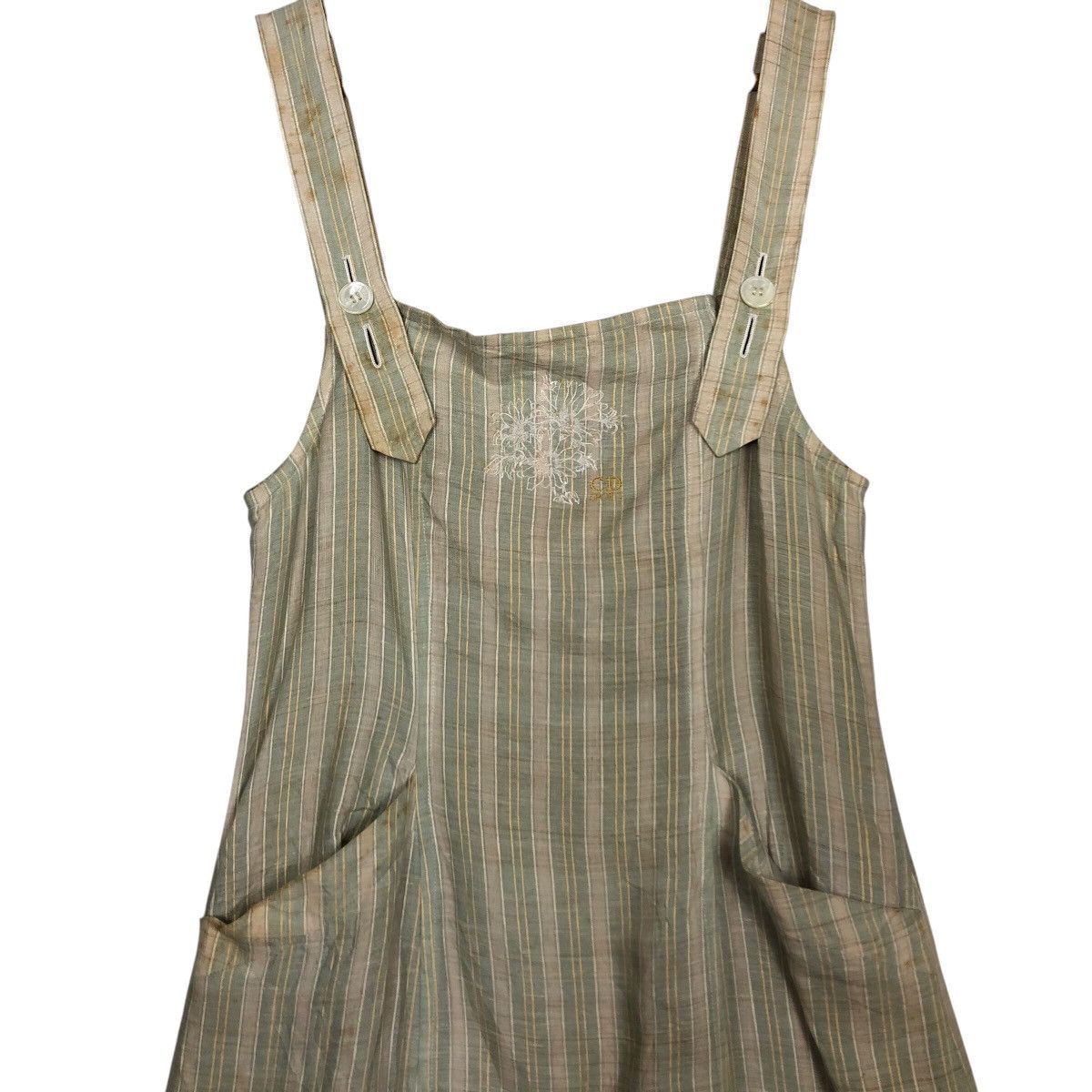 Christian Dior Monsieur 📌Christian Dior Sports Dress Striped Design Size L / US 10 / IT 46 - 9 Thumbnail