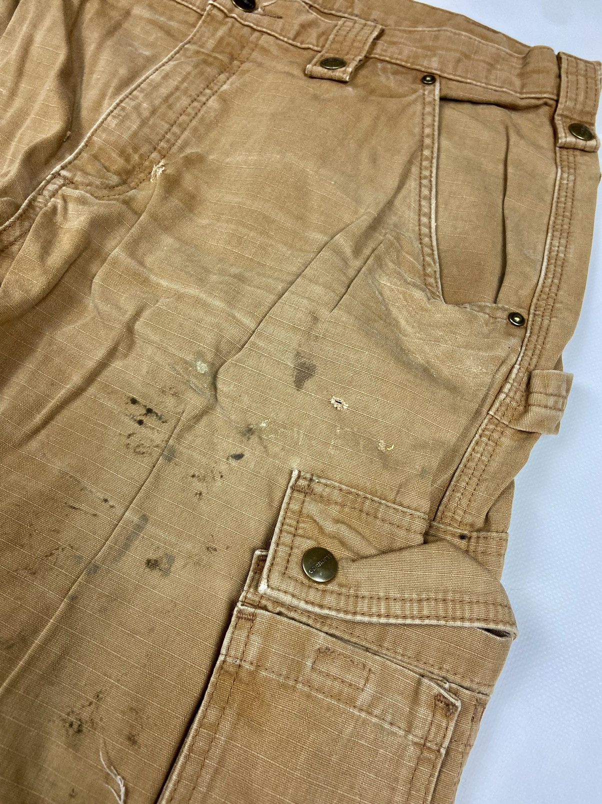 Carhartt × Carhartt Wip × Vintage Vintage Carhartt Pantalon Workwear Y2k Cargo Pants 34x34 Size US 34 / EU 50 - 15 Thumbnail