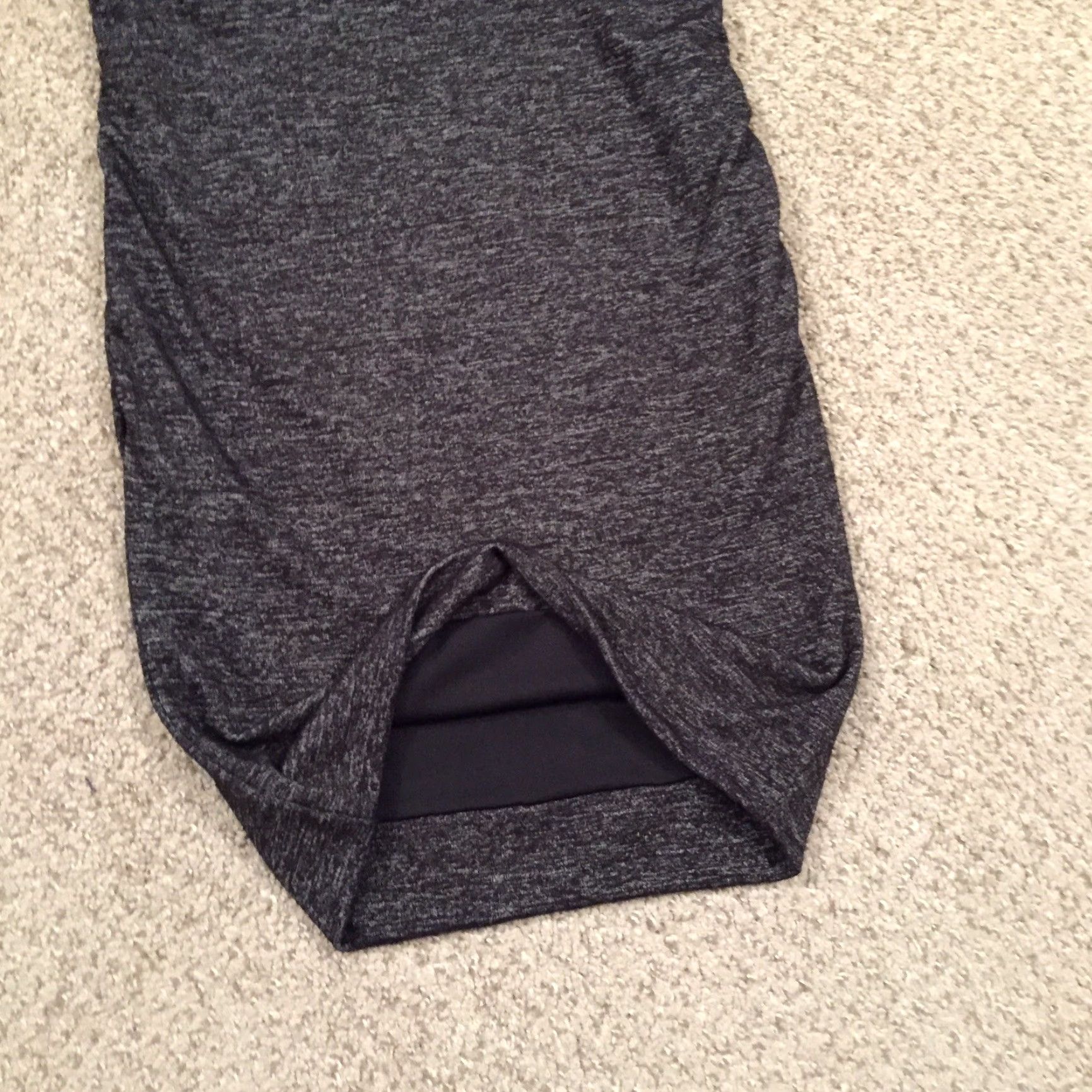Banana Republic Banana Republic Skirt S Gray Midi Lined Pull On Pencil Women's Small Midi Skirt Size 28" / US 6 / IT 42 - 7 Thumbnail
