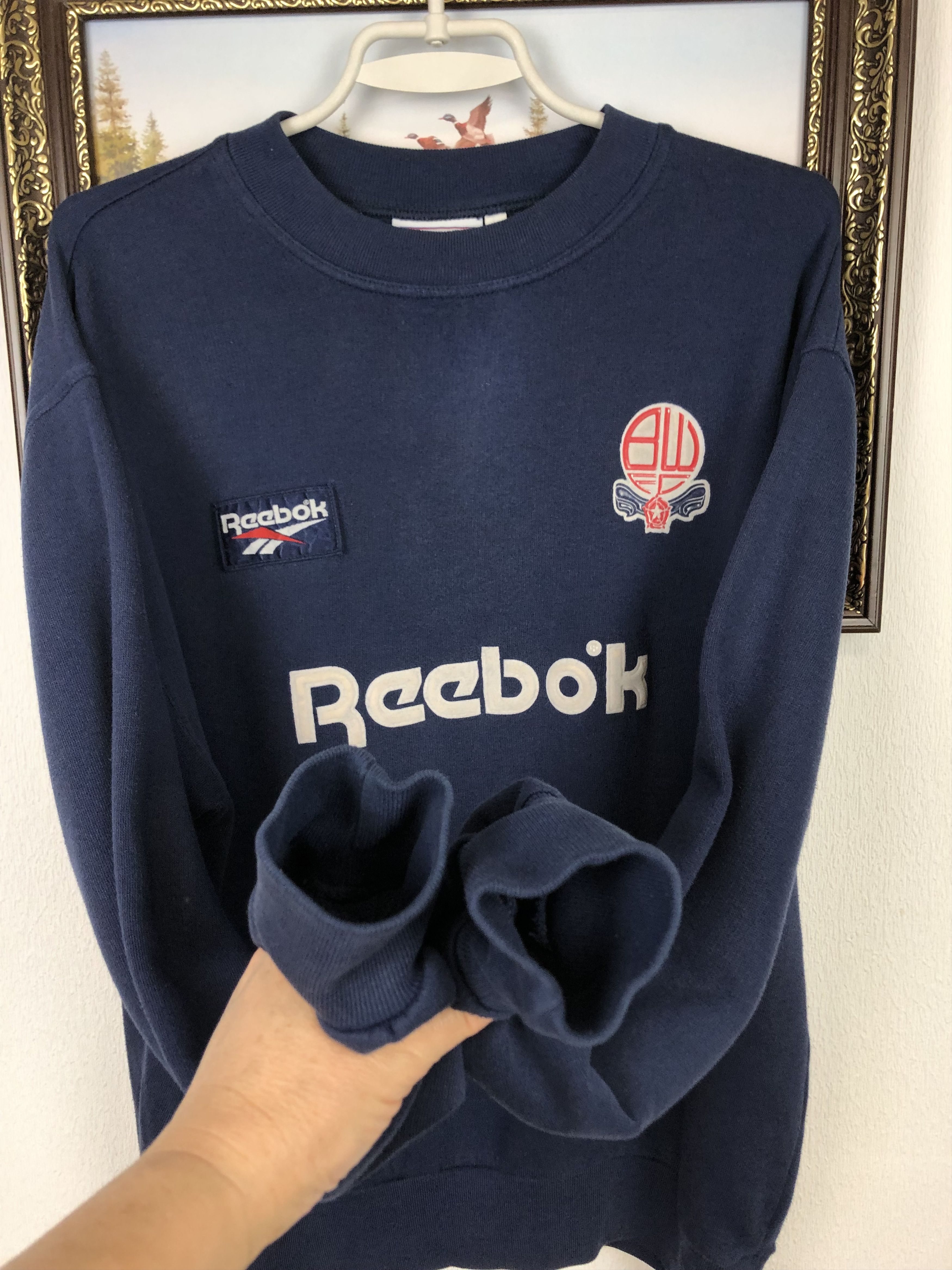 Reebok Vintage 90's Reebok Bolton Wanderers football Soccer Track Size US L / EU 52-54 / 3 - 3 Thumbnail