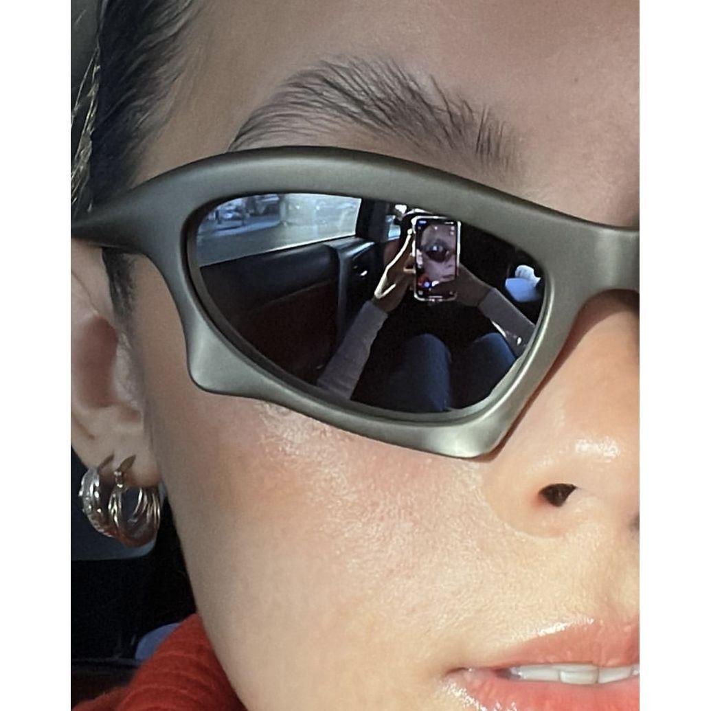 VIBE Future Street ins style custom avant-garde sunglasses Size ONE SIZE - 4 Thumbnail