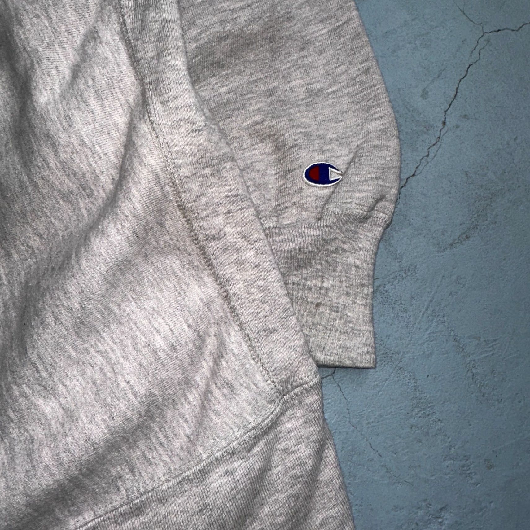 Champion VINTAGE Champion Reverse Weave Sweatshirt Gray XL Crew Neck 80s USA Lion Sun Motif Men's Pullover Size US XL / EU 56 / 4 - 3 Thumbnail