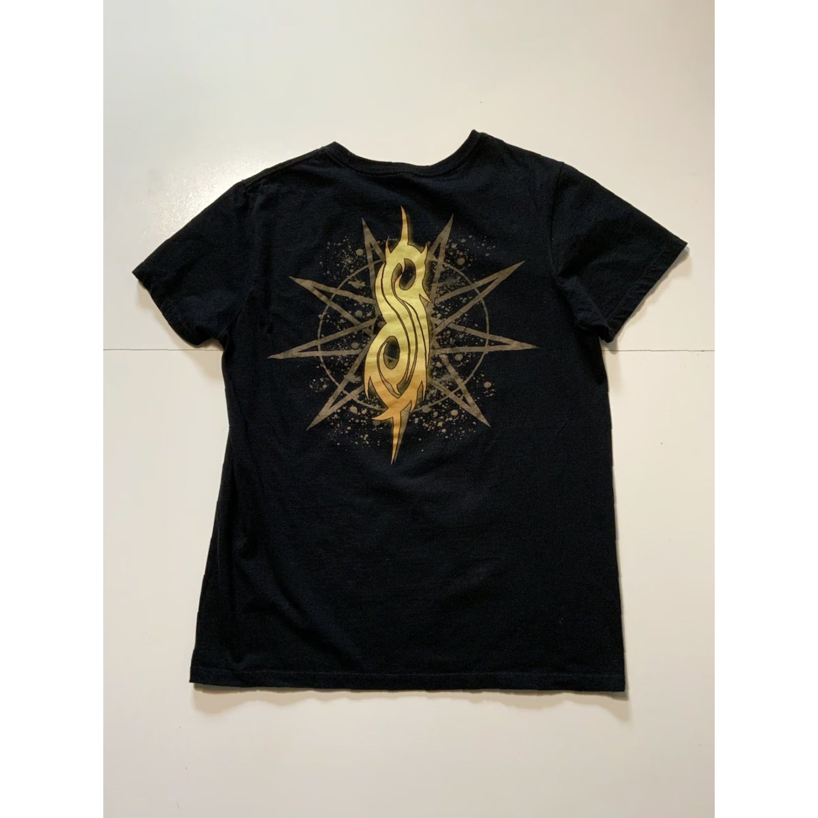 Vintage VINTAGE Slipknot Mask Heavy Metal Rock Nu Alternative Band Punk Emo Goth Black T-Shirt M Mens Bay Island Regular Size Black Size US M / EU 48-50 / 2 - 2 Thumbnail