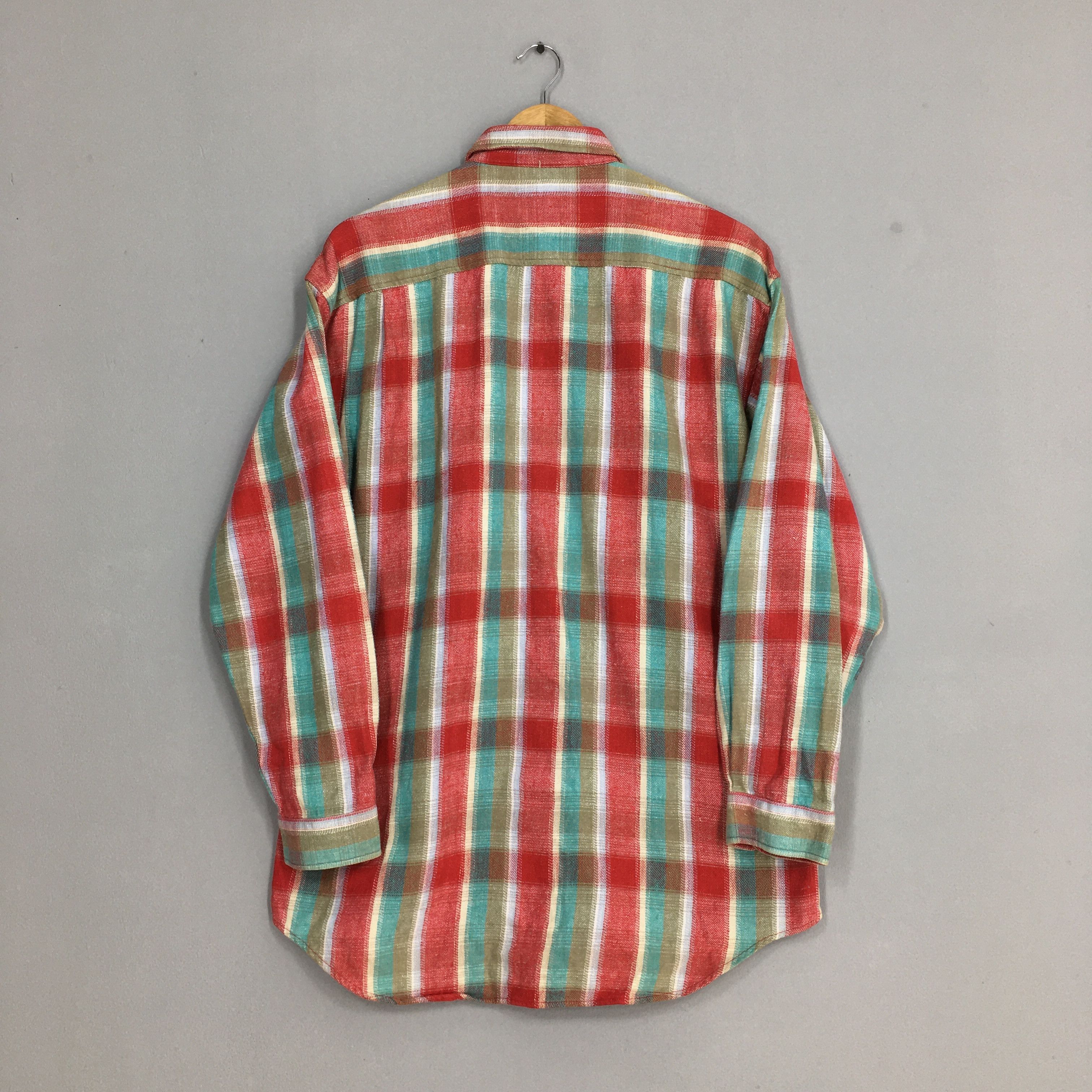 Flannel Vintage Martel Thick Plaid Checkered Flannel Shirt Medium Size US M / EU 48-50 / 2 - 8 Thumbnail