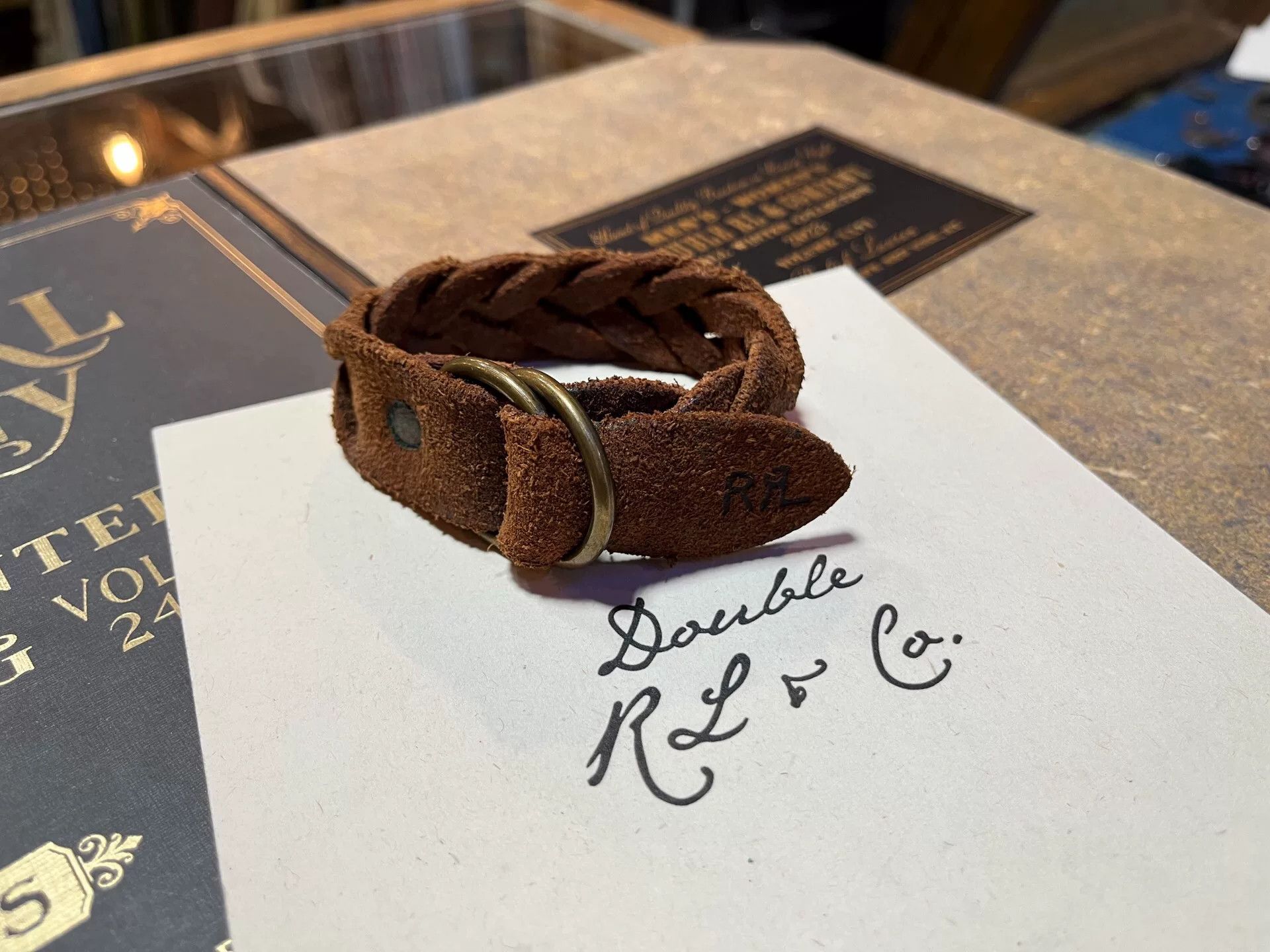 RRL Ralph Lauren RRL Leather Bracelet by Ralph Lauren Size ONE SIZE - 1 Thumbnail