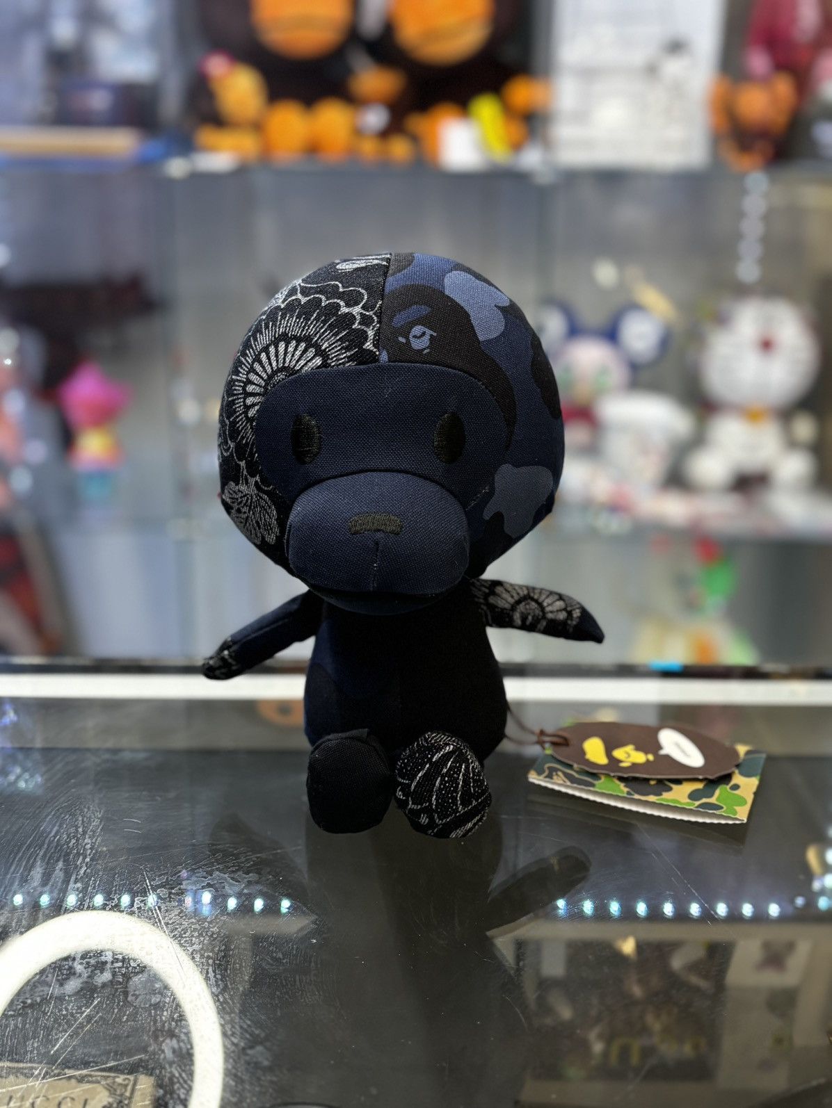 Bape Patchwork Baby Milo Bape Plush Doll Blue Size ONE SIZE - 2 Thumbnail