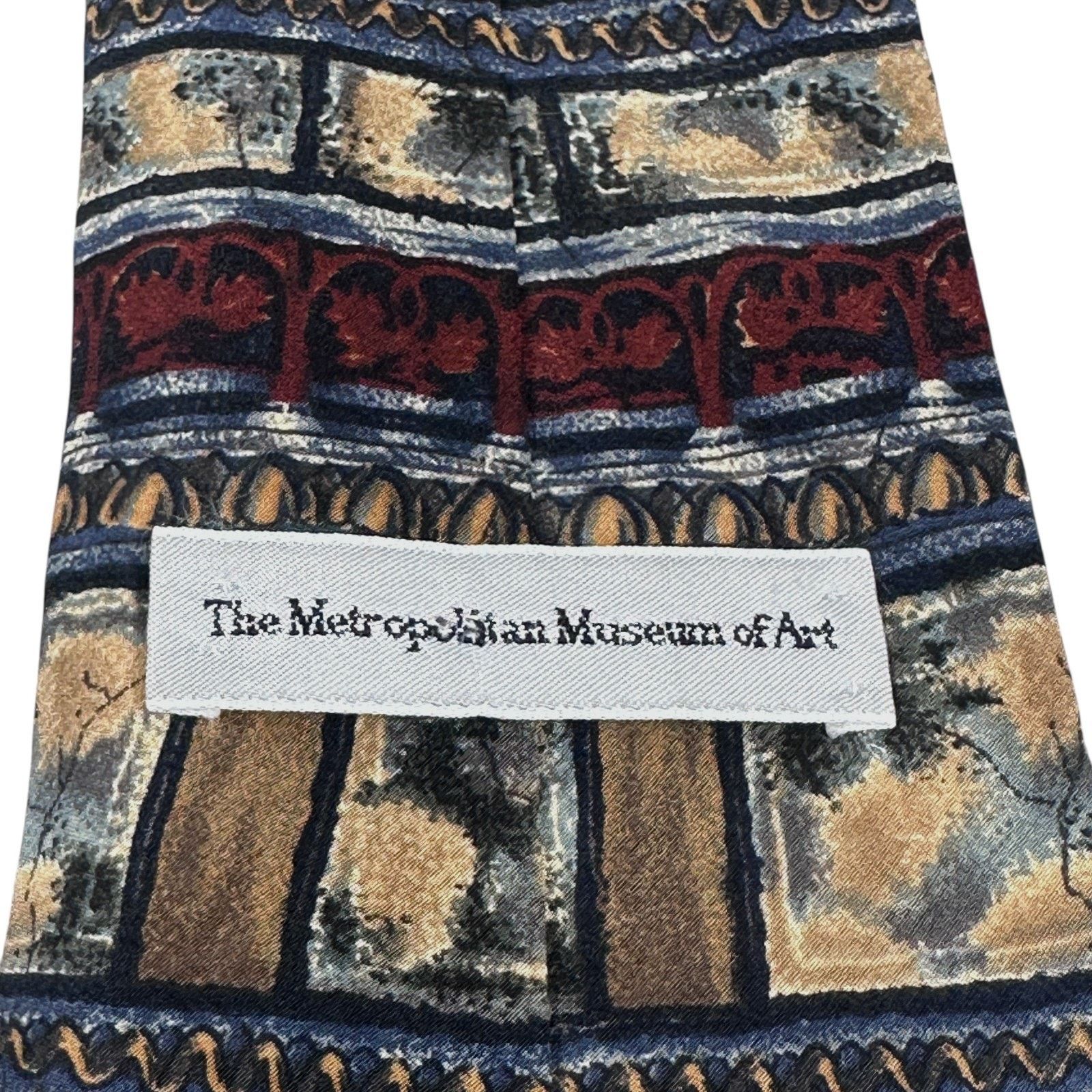 Other VTG MoMA Metropolitan Museum of Art Neck Tie Multicolor Silk Size ONE SIZE - 4 Thumbnail