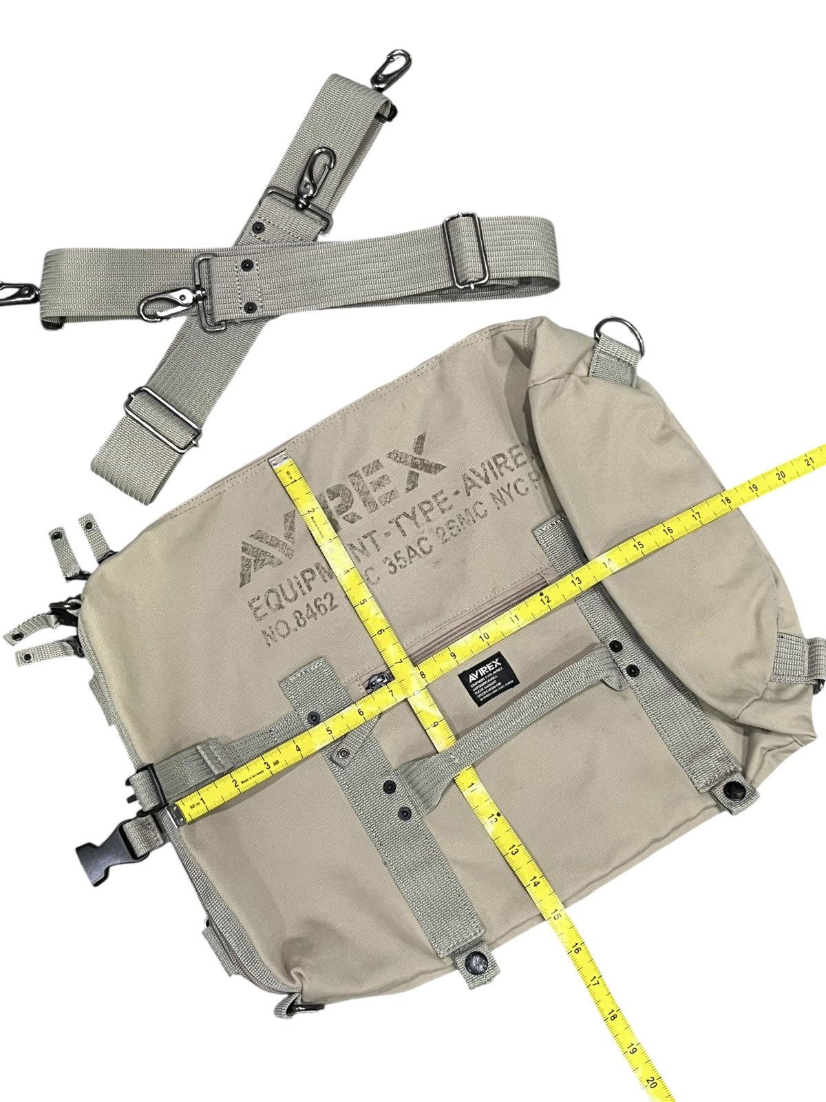 Avirex VERY RARE🔥Vintage AVIREX Multiway Canvas Bagpack Crossbody Size ONE SIZE - 20 Thumbnail