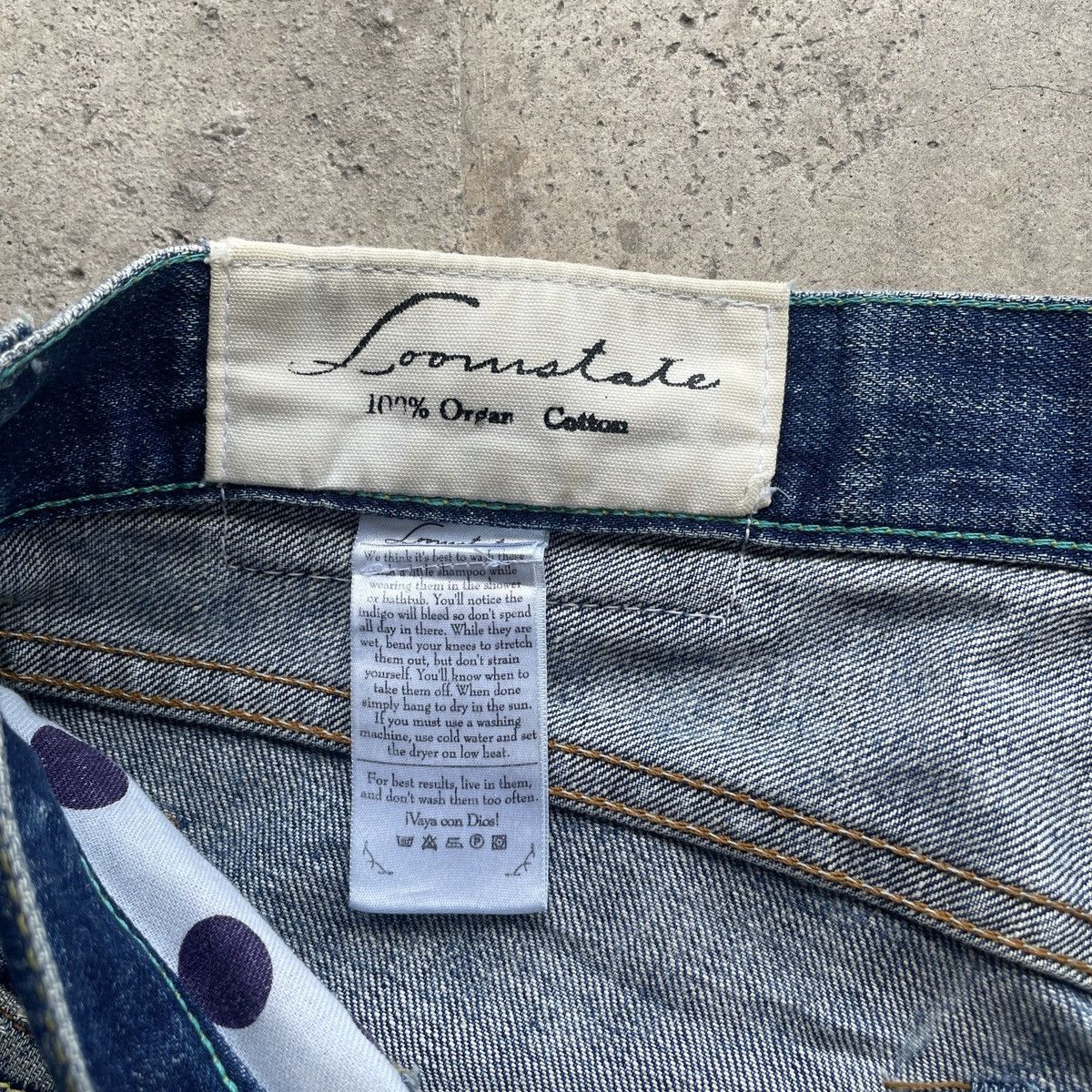Vintage Vintage Loomstate Distressed Faded Jeans Denim Pants W35x29 Size US 35 - 8 Thumbnail