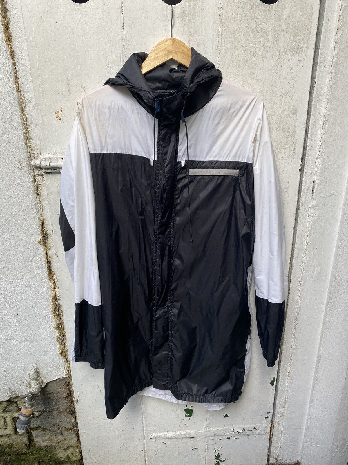 image of Balenciaga Nicholas Ghesquiere Paper Belted Parka in Black, Men's (Size Medium)