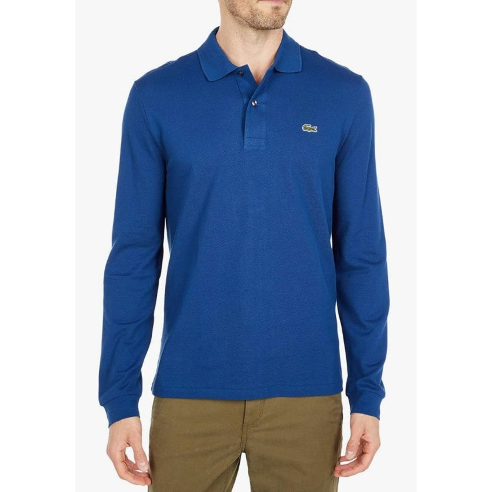 Lacoste Lacoste Men's Classic Long Sleeve Pique Polo Shirt XXL Size US XXL / EU 58 / 5 - 1 Preview