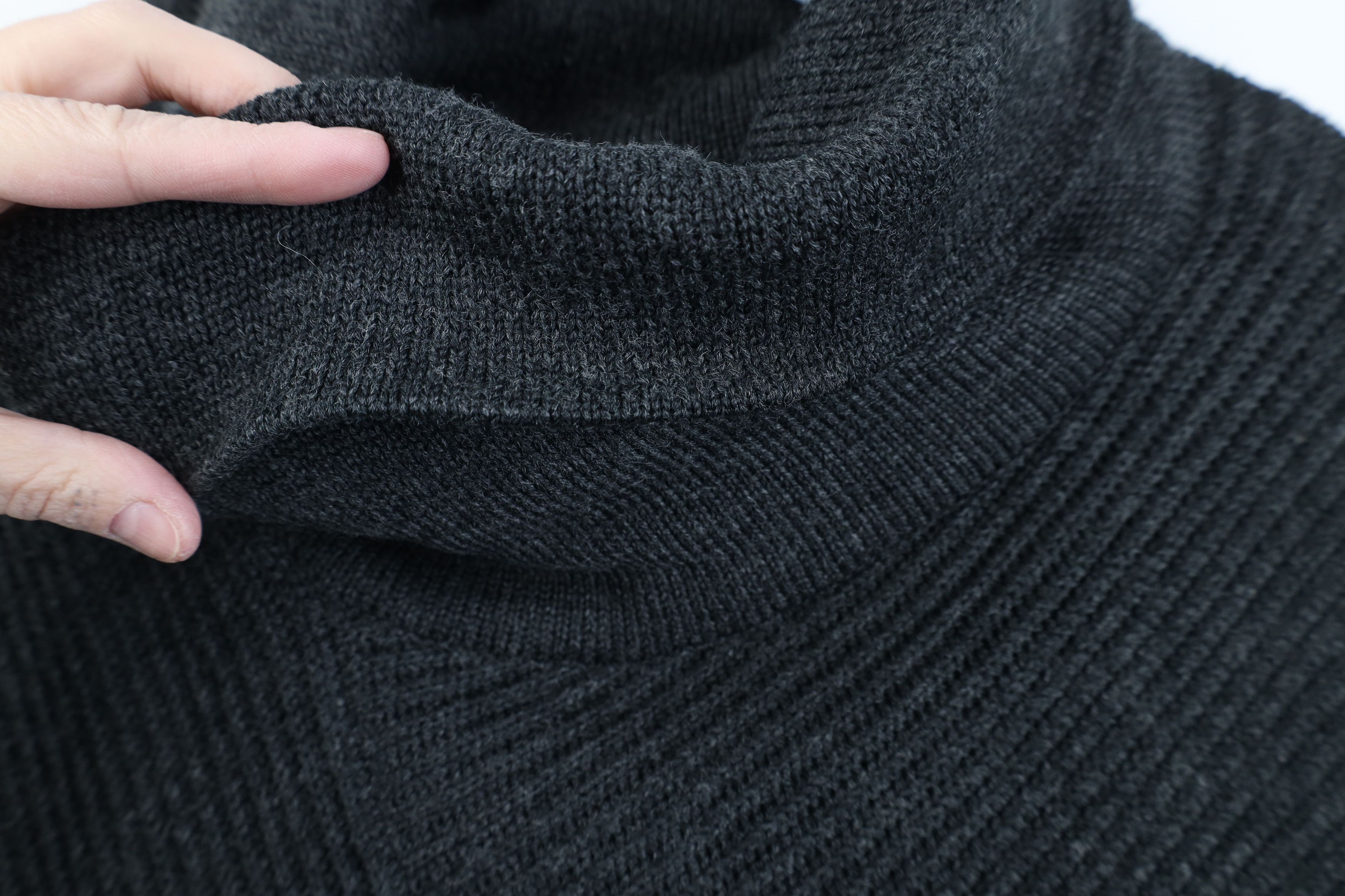 Soft Surroundings Soft Surroundings Ribbed Knit Turtleneck Sweater Cape Size ONE SIZE - 6 Thumbnail