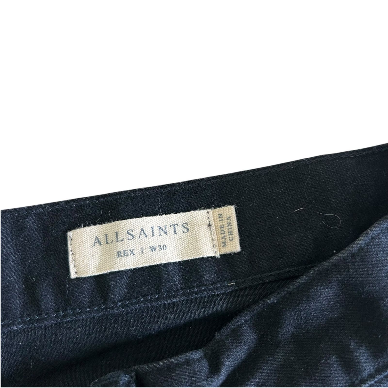 Allsaints All Saints Black Rex Jeans Sz 30 Size US 30 / EU 46 - 4 Thumbnail