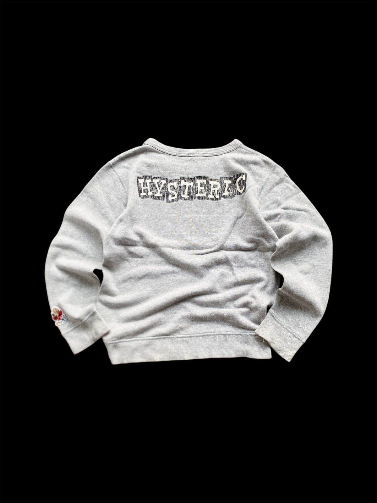 Hysteric Glamour HYSTERIC GLAMOUR MINI SWETERSHIRT GRAY Size US XXS / EU 40 - 1 Thumbnail
