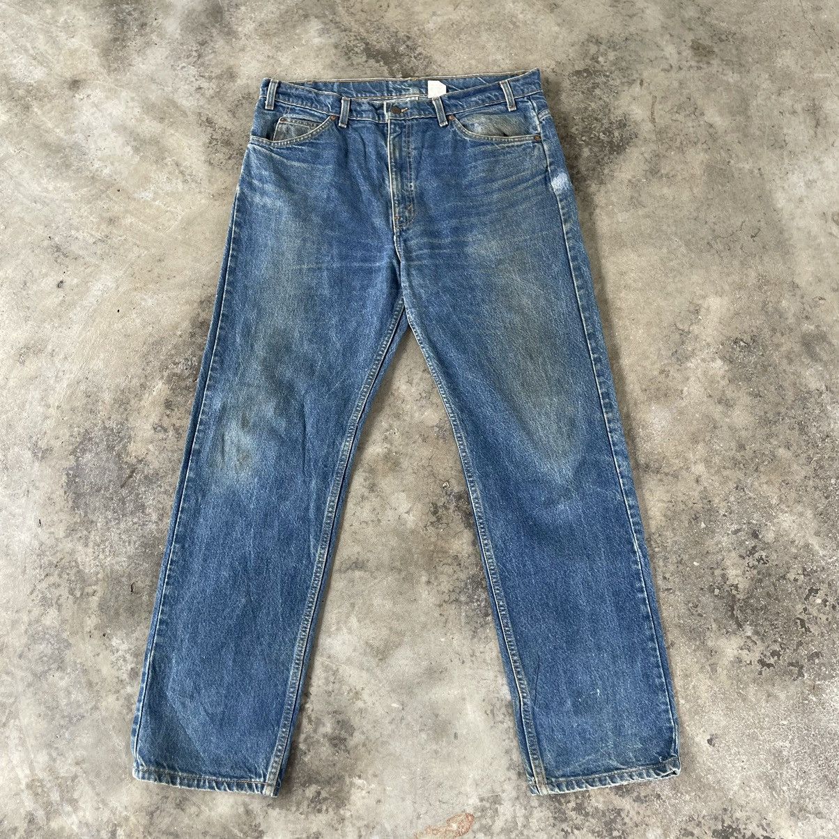 Levi's × Vintage 🔥Vintage Levis 505 Stoned Washed Distress Denim Jeans Size US 38 / EU 54 - 1 Thumbnail