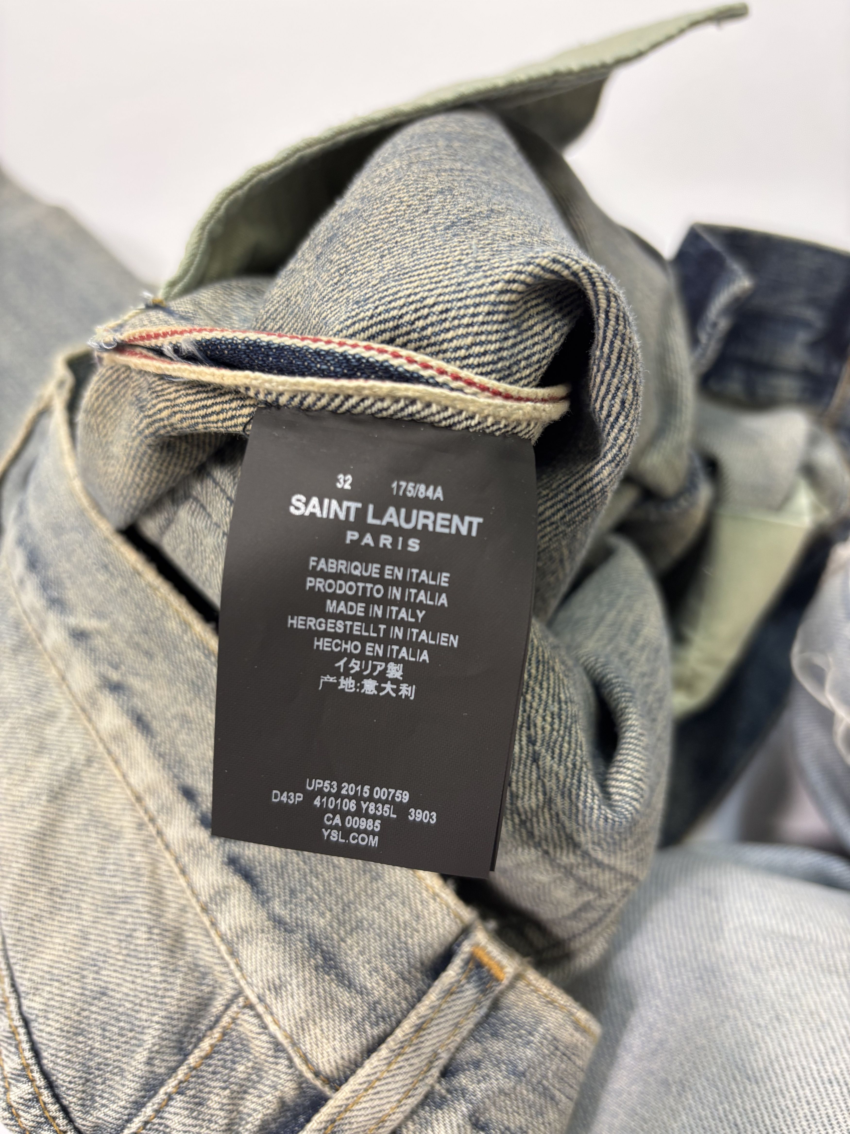Saint Laurent Paris Saint Laurent Distressed Jeans Size US 32 / EU 48 - 3 Thumbnail