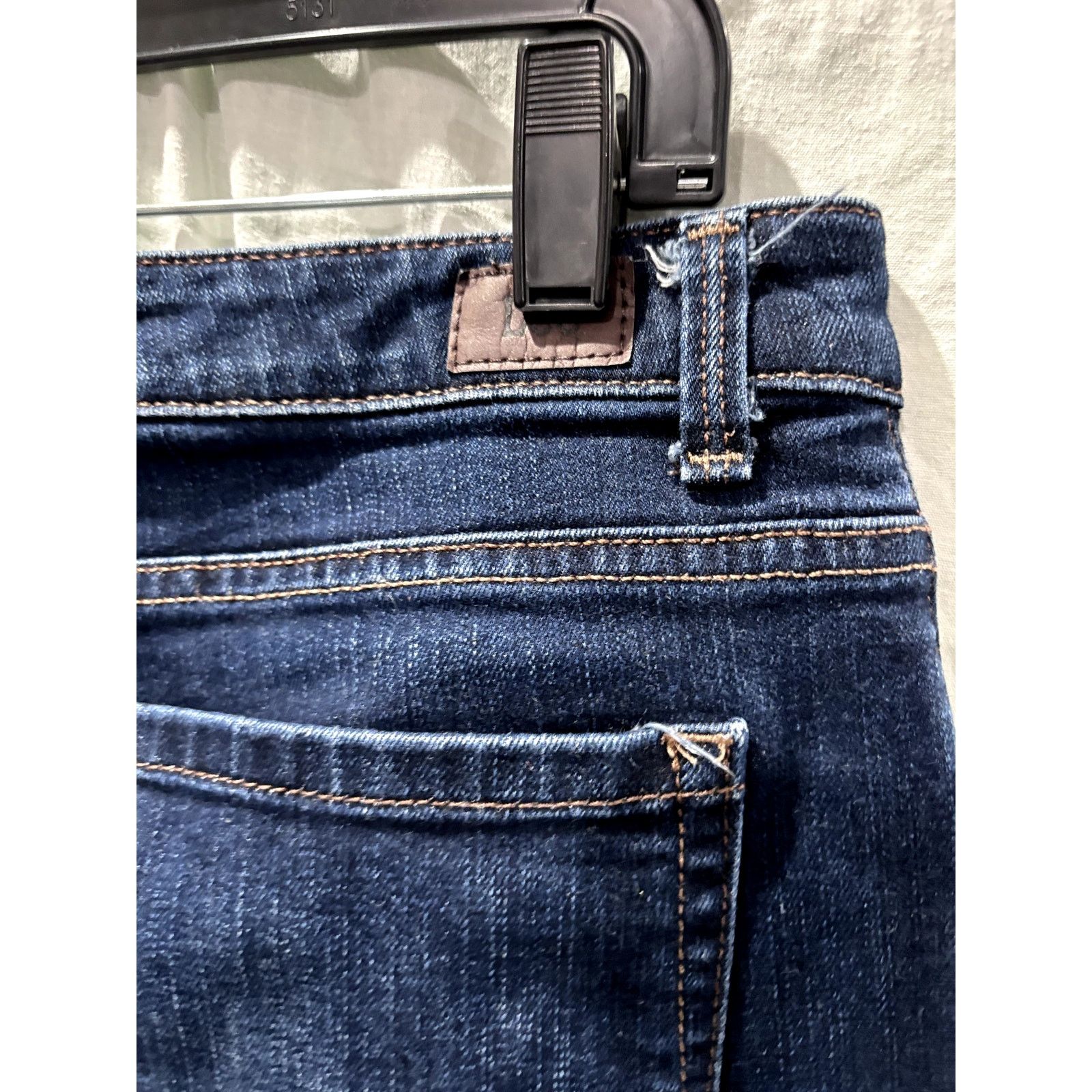 Lee LEE Women's Dark Blue Classic Fit Straight Leg Jeans Sz 14P Size 36" / US 14 / IT 50 - 5 Thumbnail