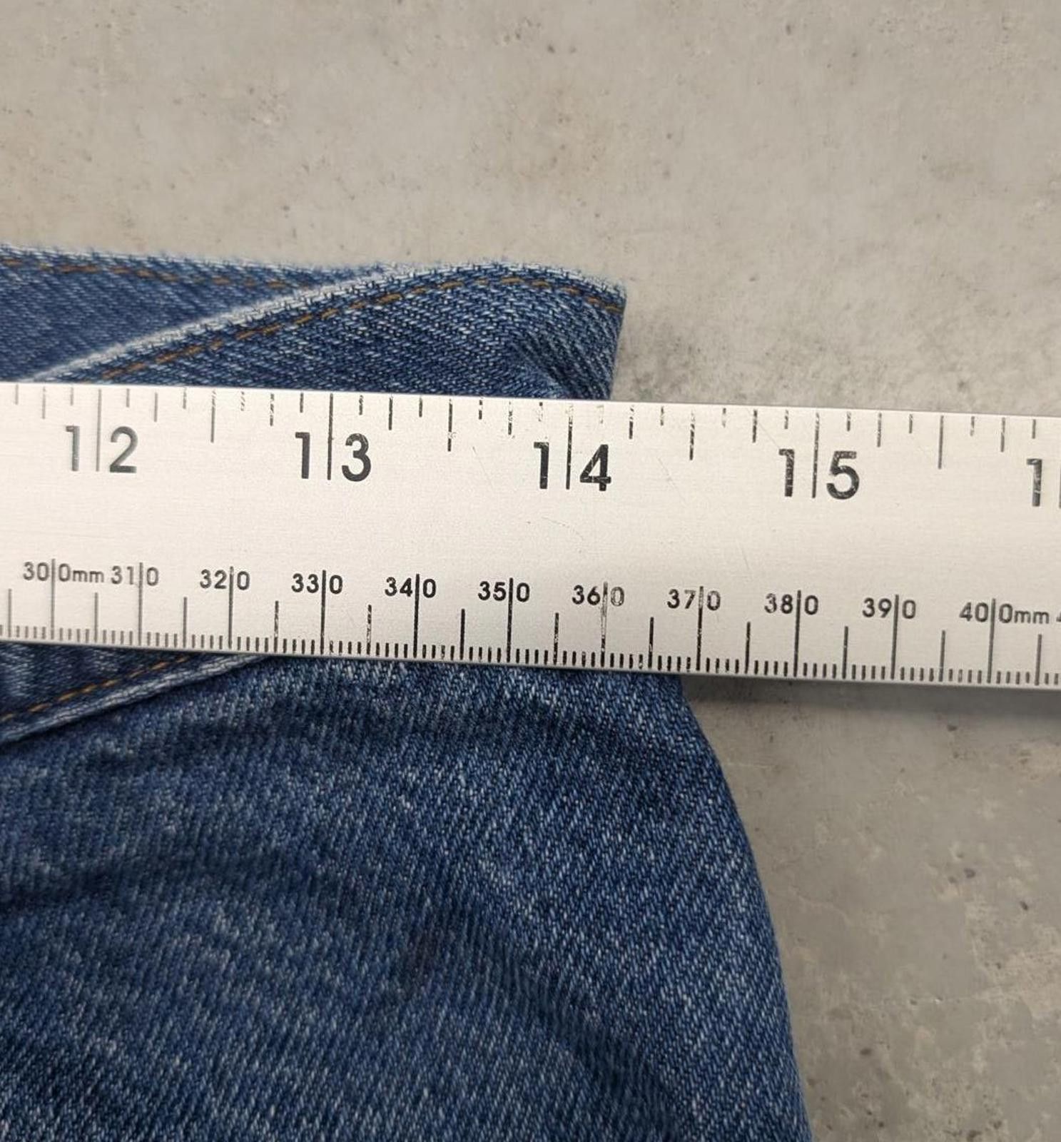 L.L. Bean Vintage 80s L.L. Bean Flannel Lined Made in USA Blue Jeans Size US 28 / EU 44 - 7 Thumbnail