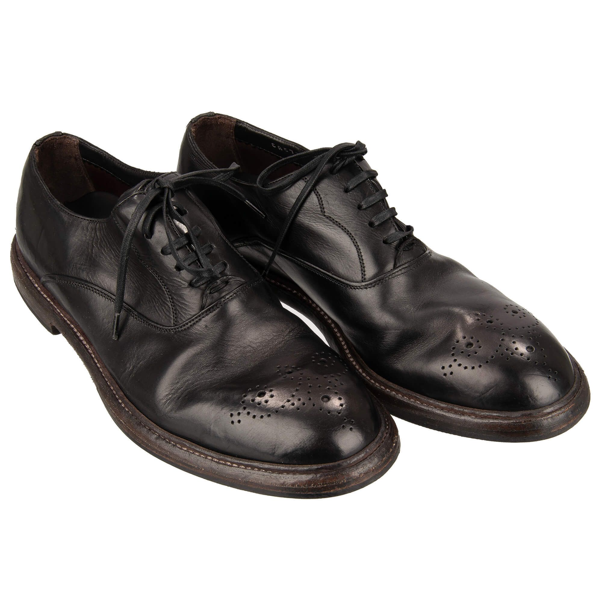 Dolce & Gabbana o1y0125 Laced Shoes in Black Size US 5.5 / EU 38 - 2 Thumbnail