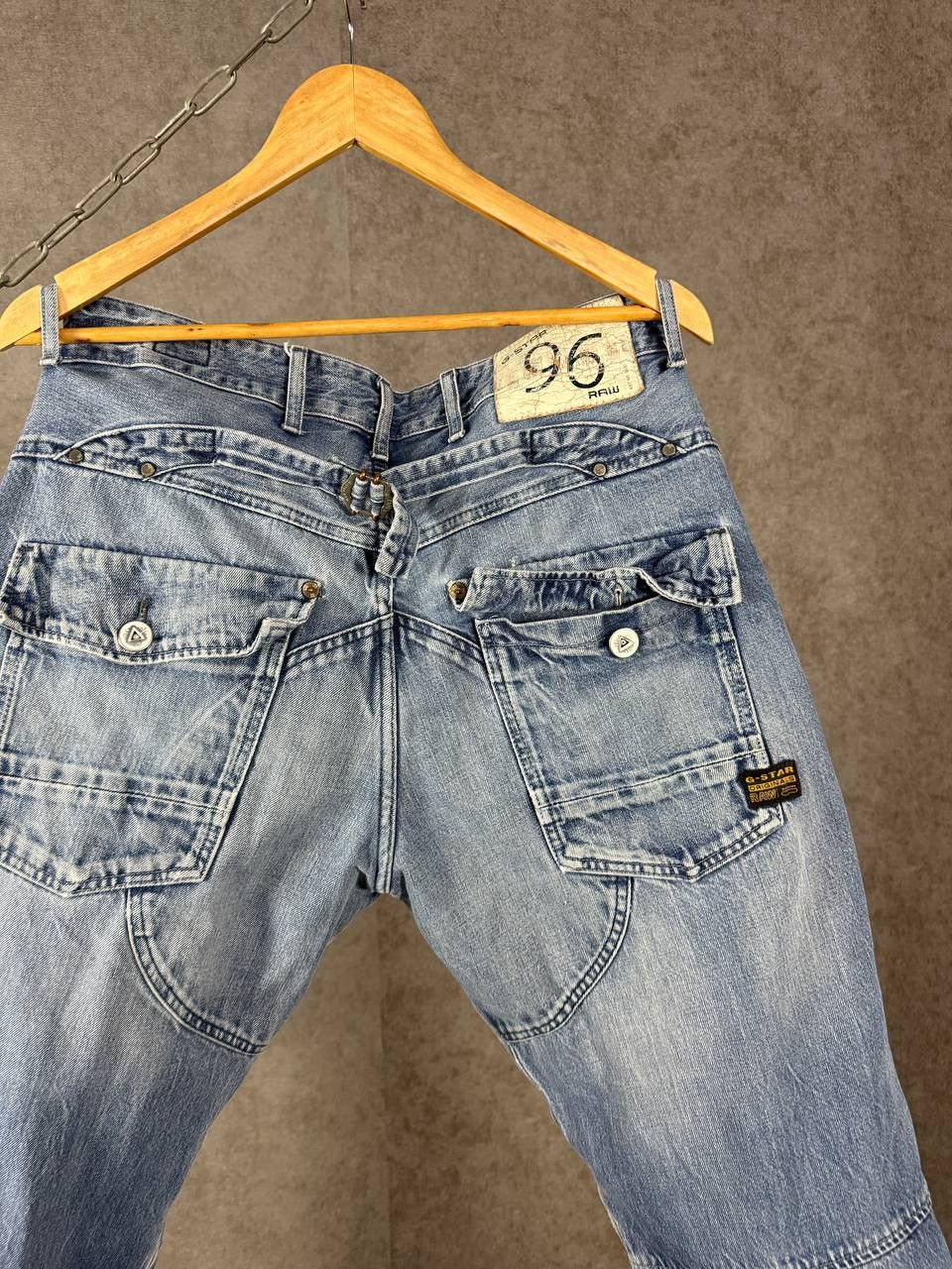 G-Star G Star Raw vintage biker jeans Size US 34 / EU 50 - 7 Thumbnail