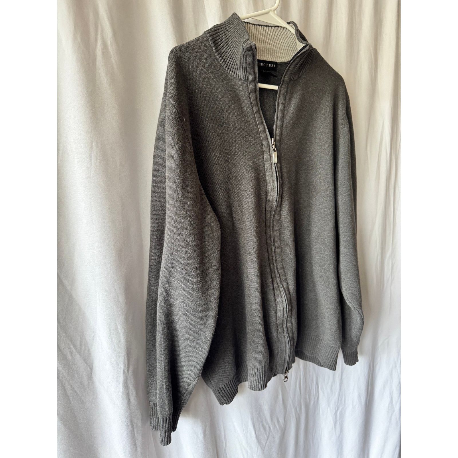 Structure Structure Full Zip Mock Neck Sweater Jacket, Size XL Size US XL / EU 56 / 4 - 4 Thumbnail