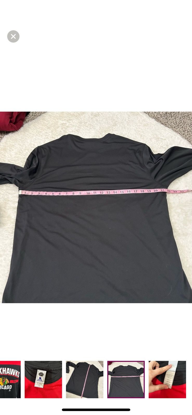 NHL NHL Chicago Blackhawks large long sleeved toews athletic tee Size US L / EU 52-54 / 3 - 3 Thumbnail