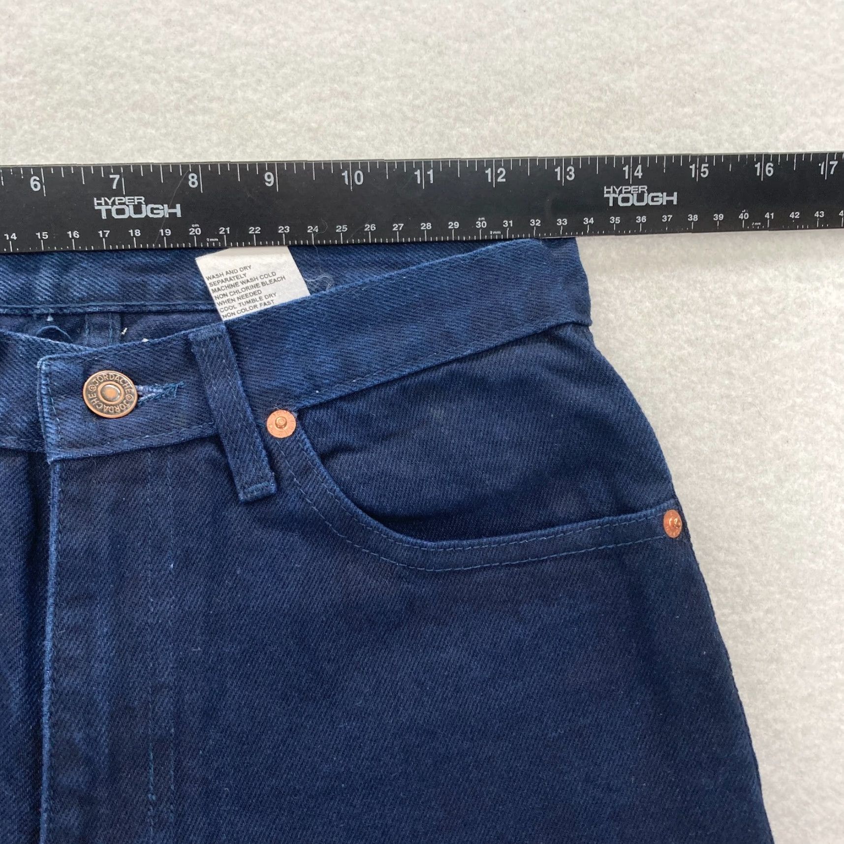 Jordache Vintage Jordache Jeans Women's 8 Tapered Blue Denim Western Cowgirl NWT Size 30" / US 8 / IT 44 - 6 Thumbnail