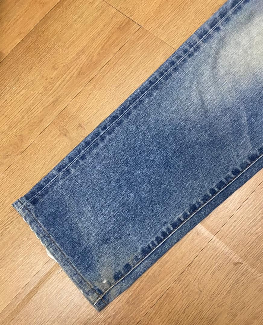 Japanese Brand Vintage Uniqlo Japanese Fabric by Kaihara Slim Fit Jeans Size US 34 / EU 50 - 13 Thumbnail