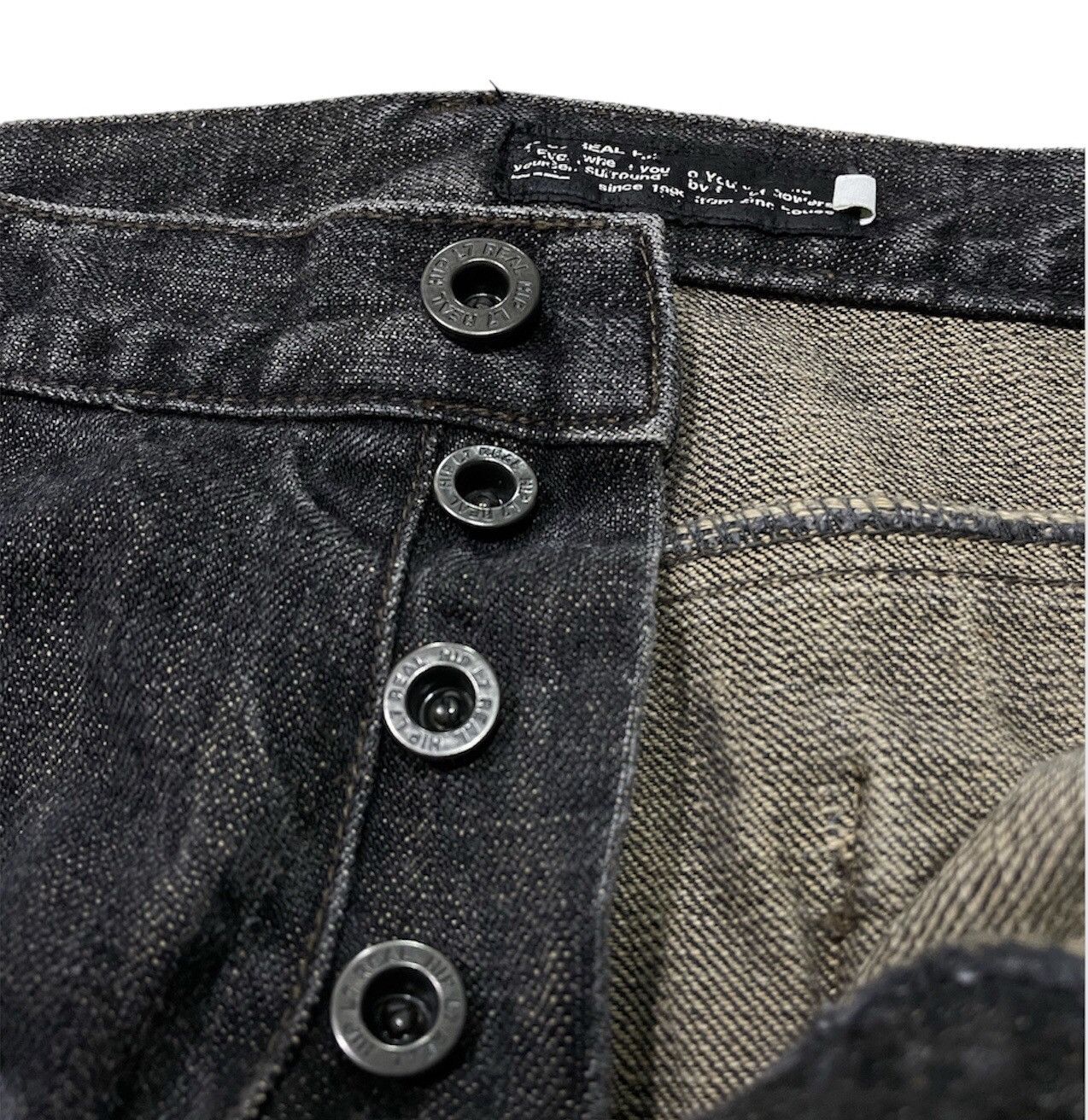 L7 Real Hip Rockstars Laced Flare Denim Size US 32 / EU 48 - 7 Thumbnail