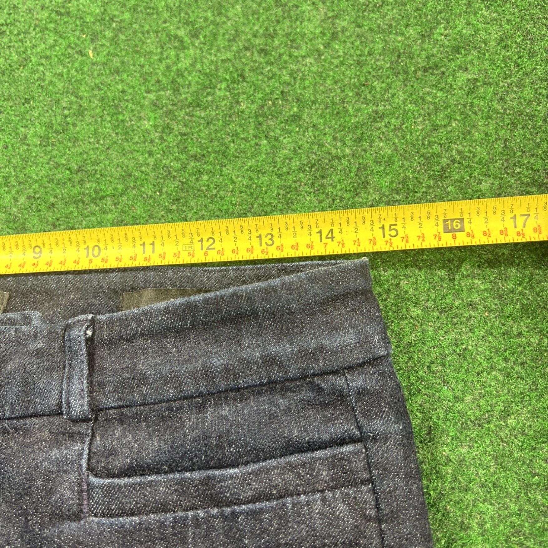 EB Denim Banana Republic Sloan Crop Denim Pants Chambray Mid-rise Womens Size 4 29x27 Size 27" / US 4 / IT 40 - 7 Thumbnail