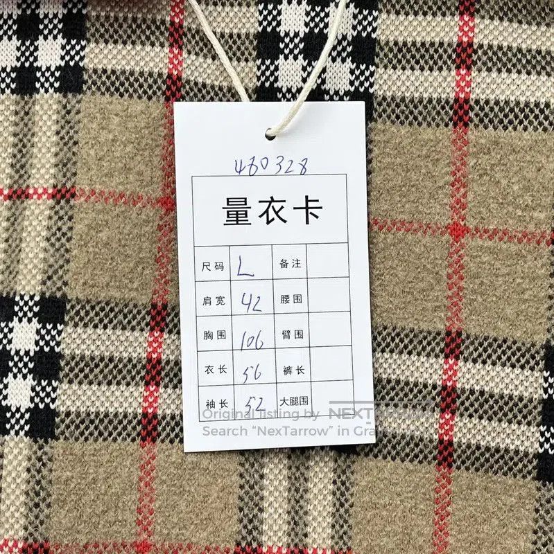 Burberry Burberry Brown Check Knit Sweater. Size L / US 10 / IT 46 - 9 Thumbnail