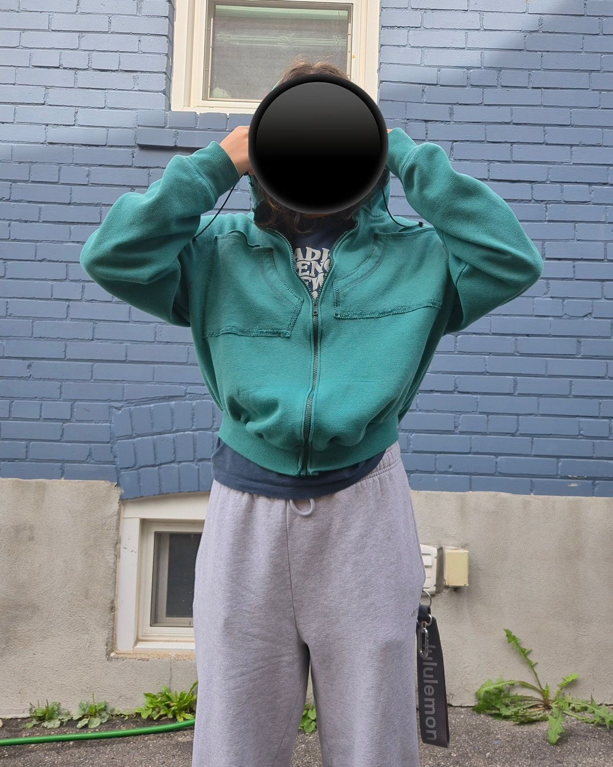 Vintage custom reworked hoodie green Size US L / EU 52-54 / 3 - 3 Thumbnail