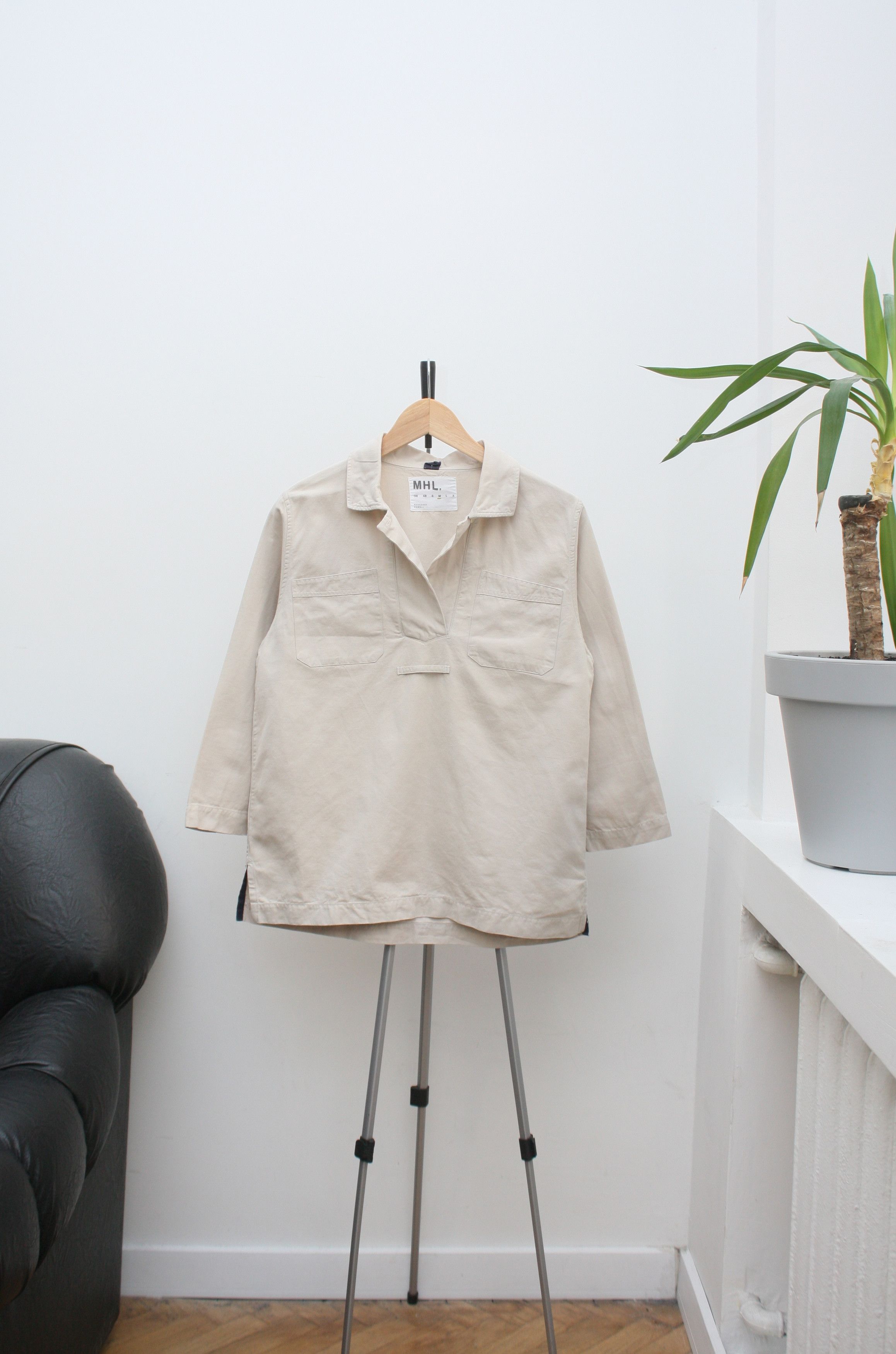 Margaret Howell Margaret Howell Beige Pullover Kimono Overshirt Medium Size M / US 6-8 / IT 42-44 - 2 Thumbnail