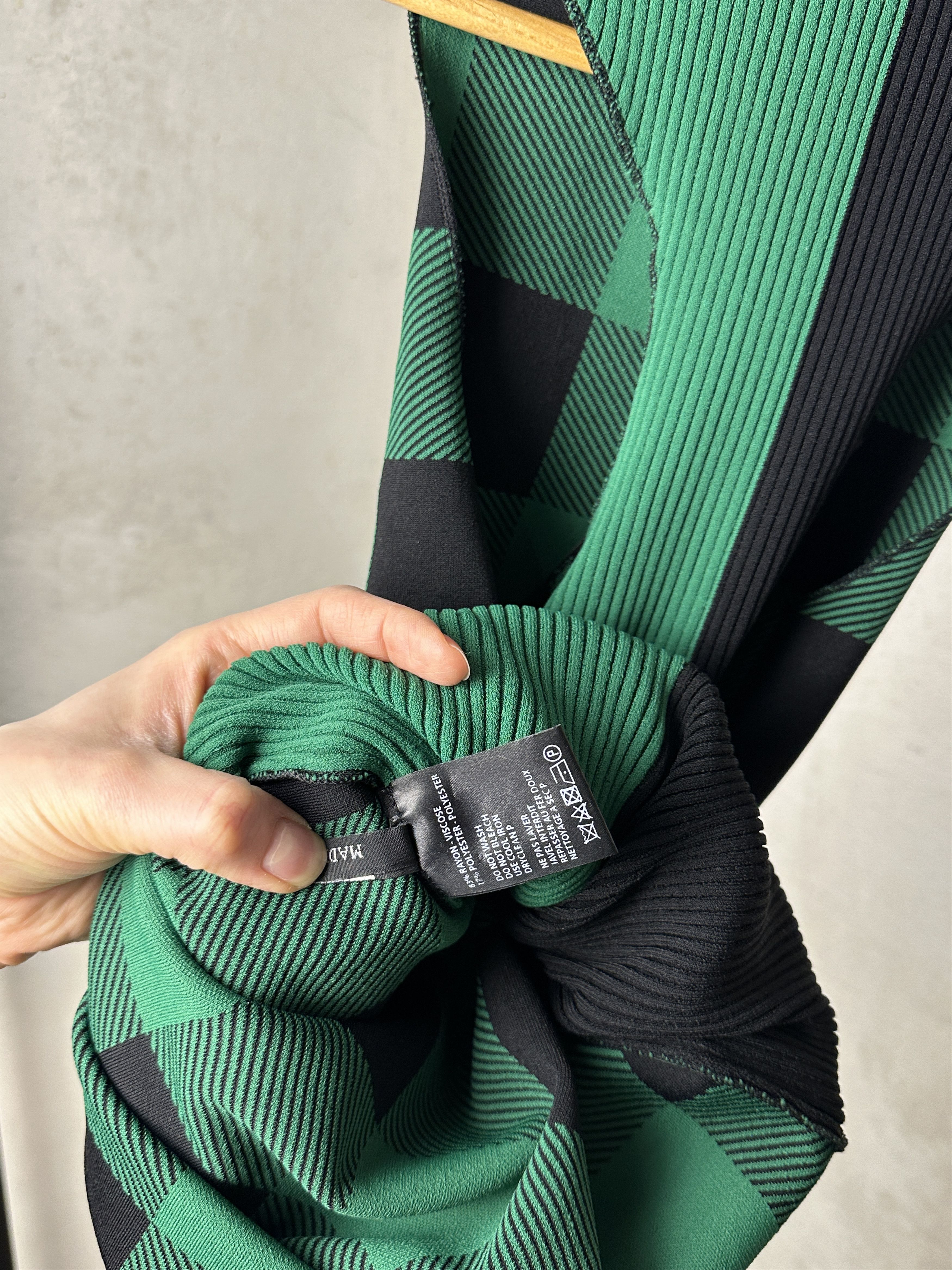 Haider Ackermann Haider Ackermann Onyx Black + Green Dress Size S / US 4 / IT 40 - 13 Thumbnail