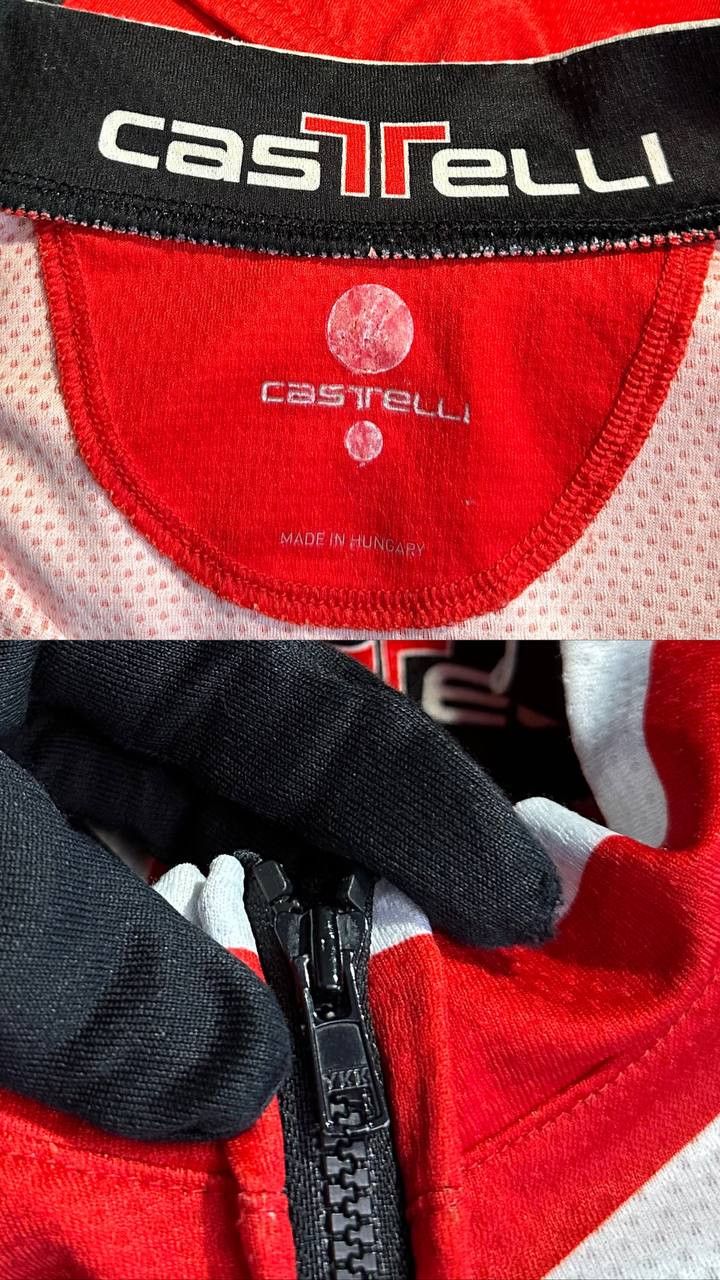 Other Castelli Cycling Jersey shirt Short Sleeve Full Zip big Logo Size US M / EU 48-50 / 2 - 5 Thumbnail