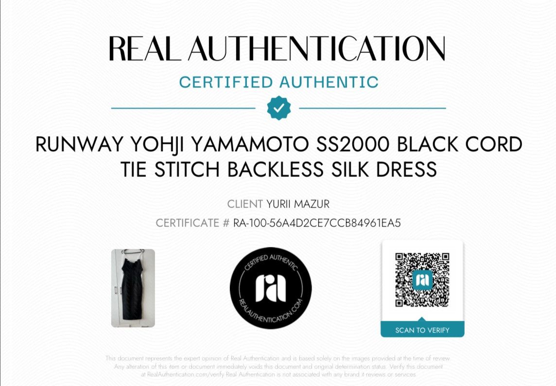 Yohji Yamamoto Yohji Yamamoto SS2000 Runway Backless Silk Stitch Dress Size S / US 4 / IT 40 - 4 Thumbnail