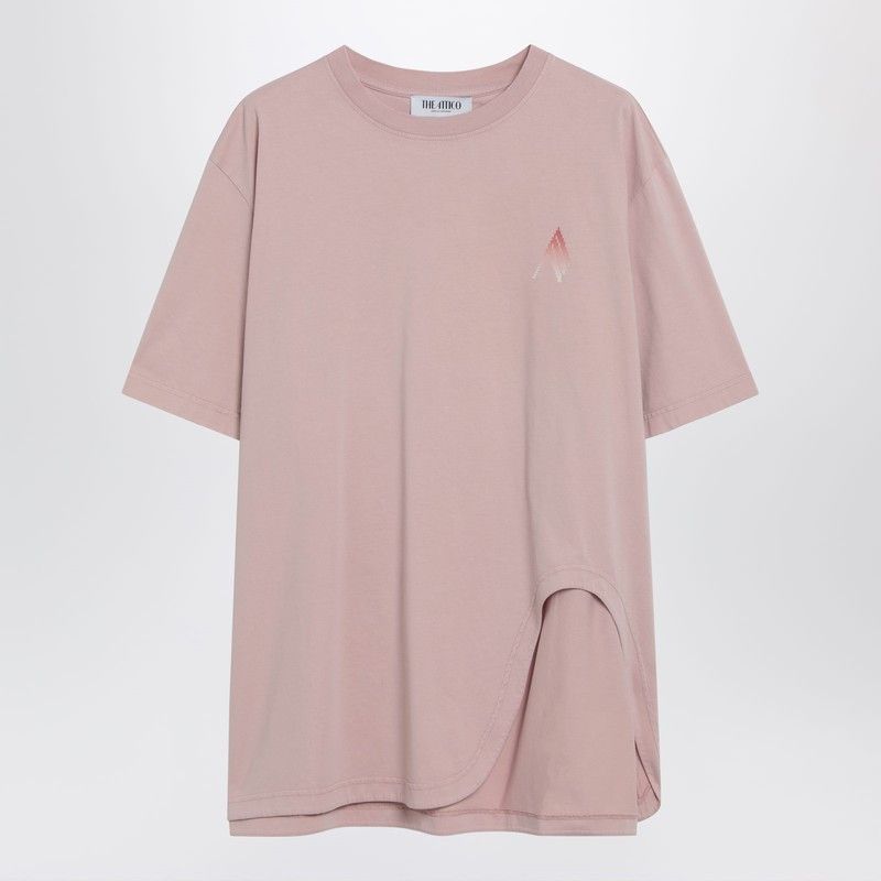 The Attico The Attico Pink T-Shirt With Back Print Size M / US 6-8 / IT 42-44 - 1 Thumbnail