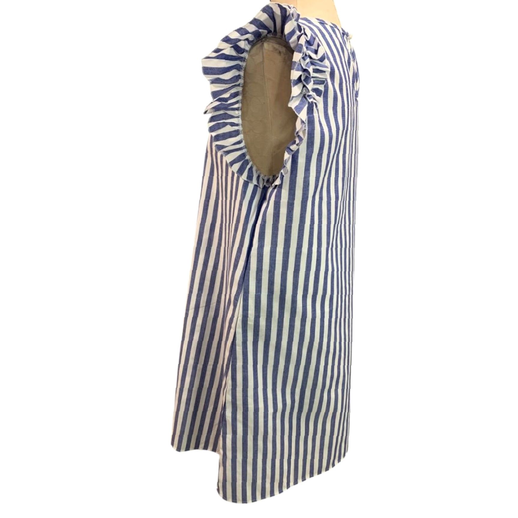 Shein **XL Shein Blue Ruffle Sleeve Sheath Dress** User: **XL Shein Blue Ruffle Sleeve Sheath Dress** Size XL / US 12-14 / IT 48-50 - 5 Thumbnail