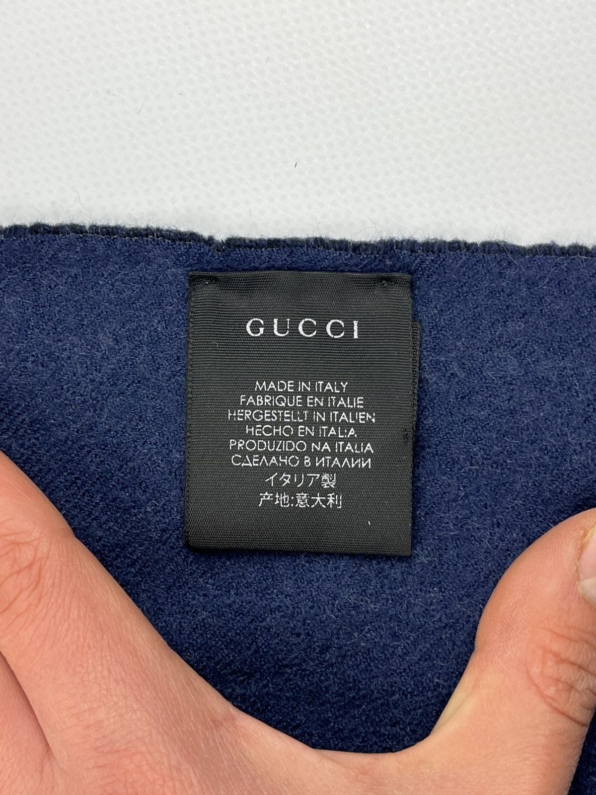 Gucci Gucci Monogram GG Wool Scarf Size ONE SIZE - 5 Thumbnail