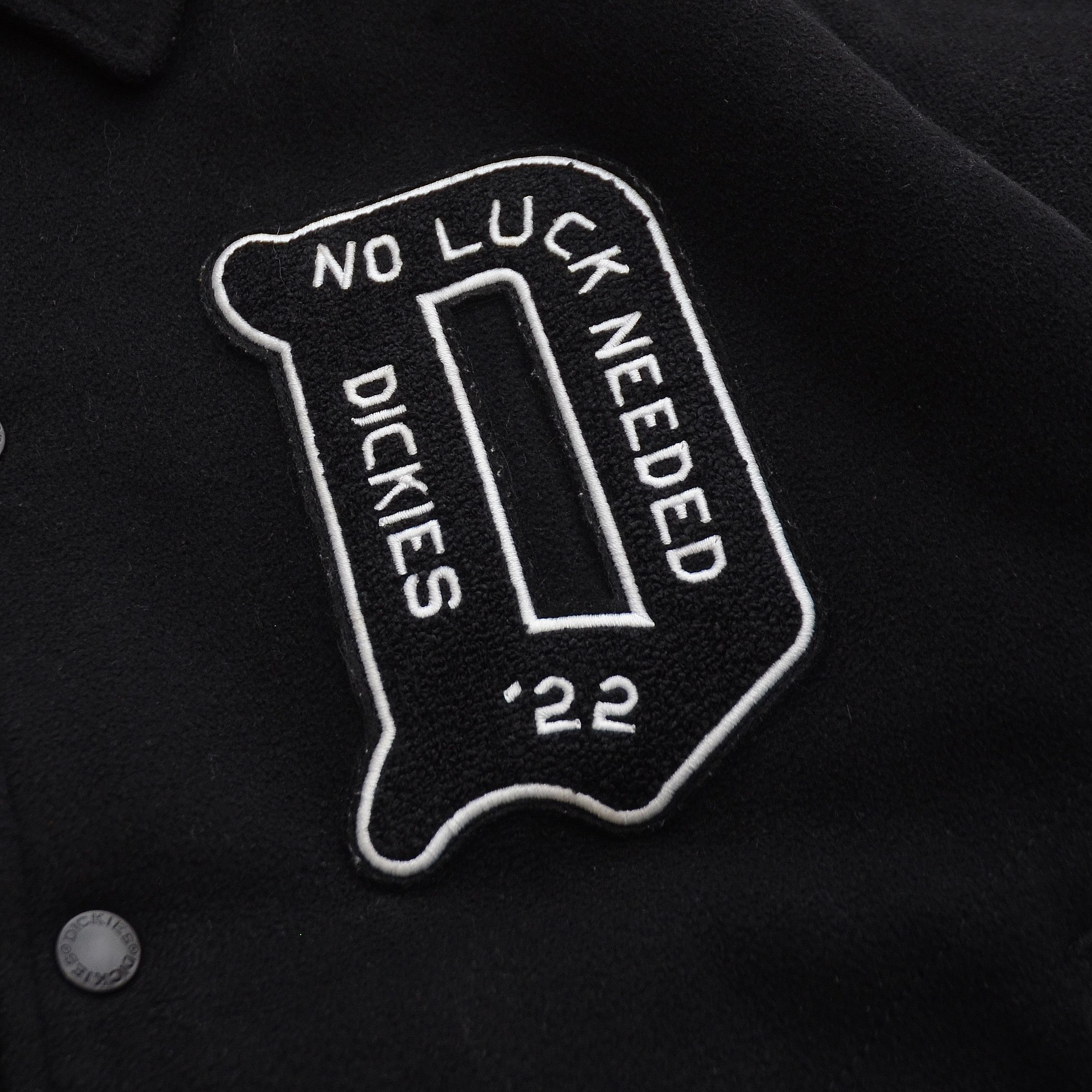 Dickies Dickies Union Springs Jacket Sz M Black Varsity Bomber Wool Size US M / EU 48-50 / 2 - 7 Thumbnail