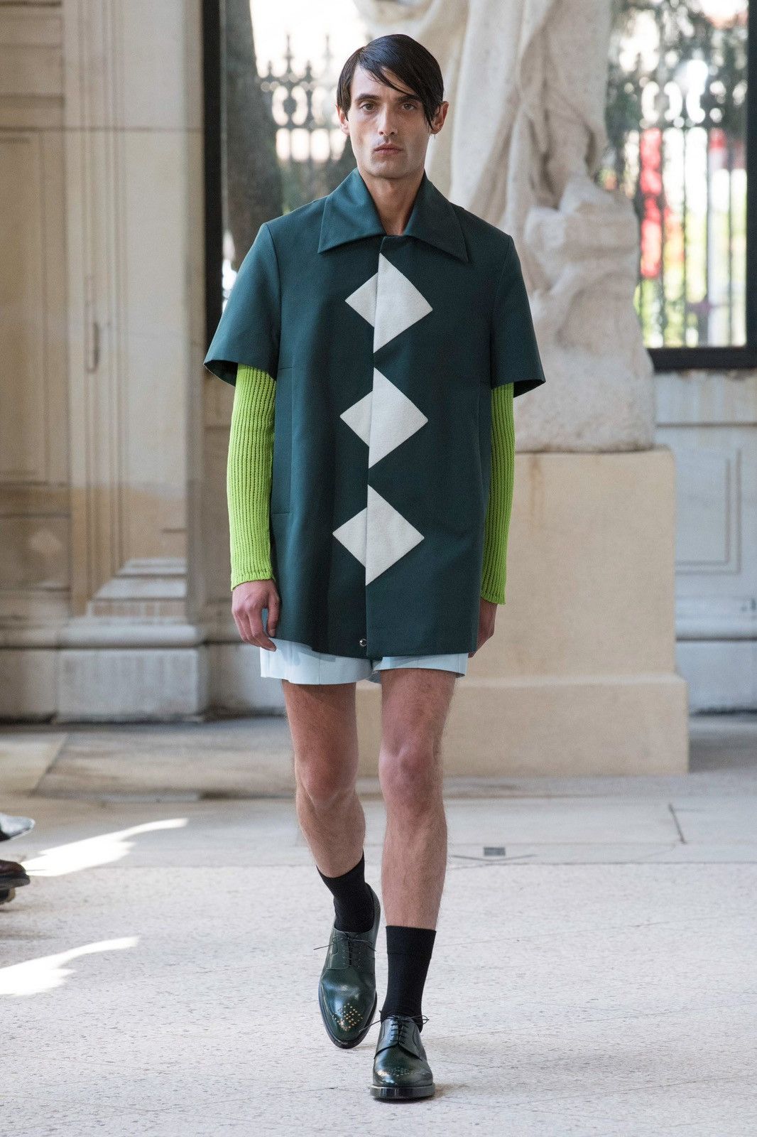Namacheko [S] Namacheko 19ss triangle half shirt green Size US M / EU 48-50 / 2 - 1 Thumbnail