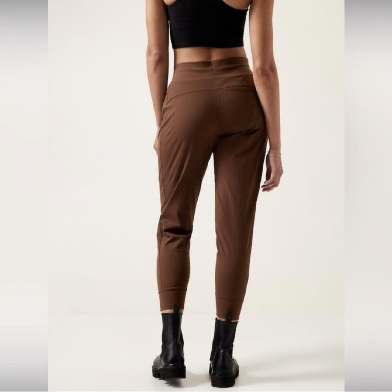 Athleta ATHLETA Reddish Cognac Brown Trekkie North Jogger Pants Size 28" / US 6 / IT 42 - 4 Thumbnail
