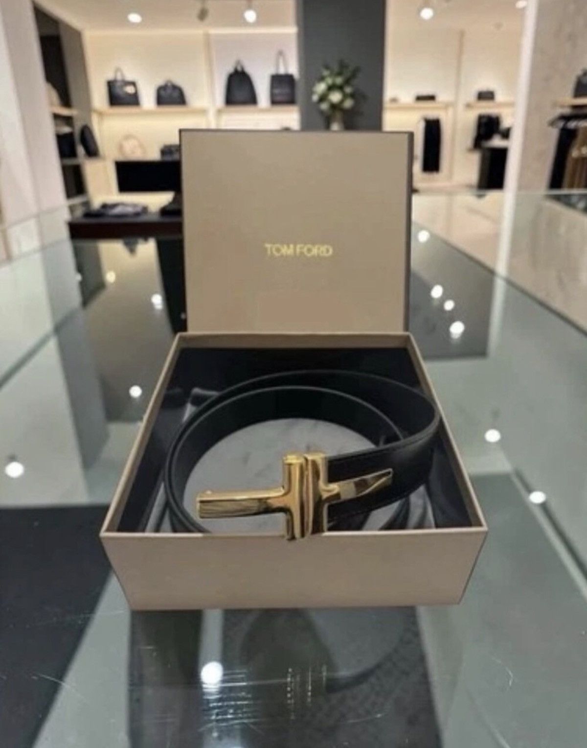 Tom Ford Tom Ford Smooth Leather TT Size ONE SIZE - 4 Thumbnail