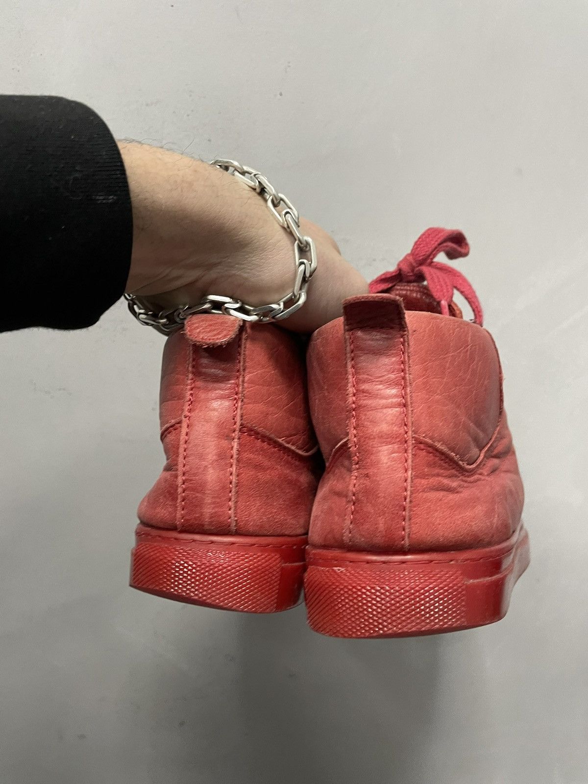 If Six Was Nine Rare leather arena boots Balenciaga style y2k opium hype Size US 7 / EU 40 - 5 Thumbnail