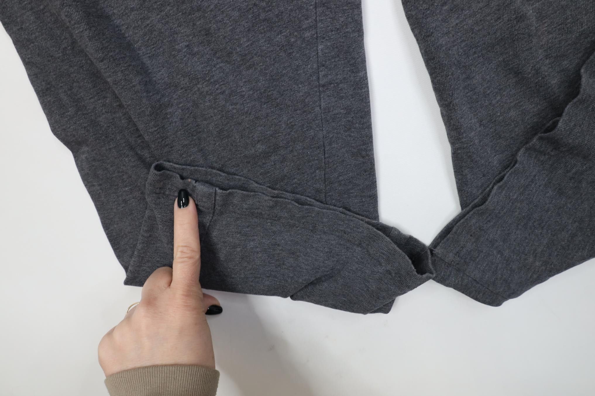 Nike Vintage Y2K Nike Mini Swoosh Cotton Knit Wide Leg Pants Gray Size US 38 / EU 54 - 5 Thumbnail