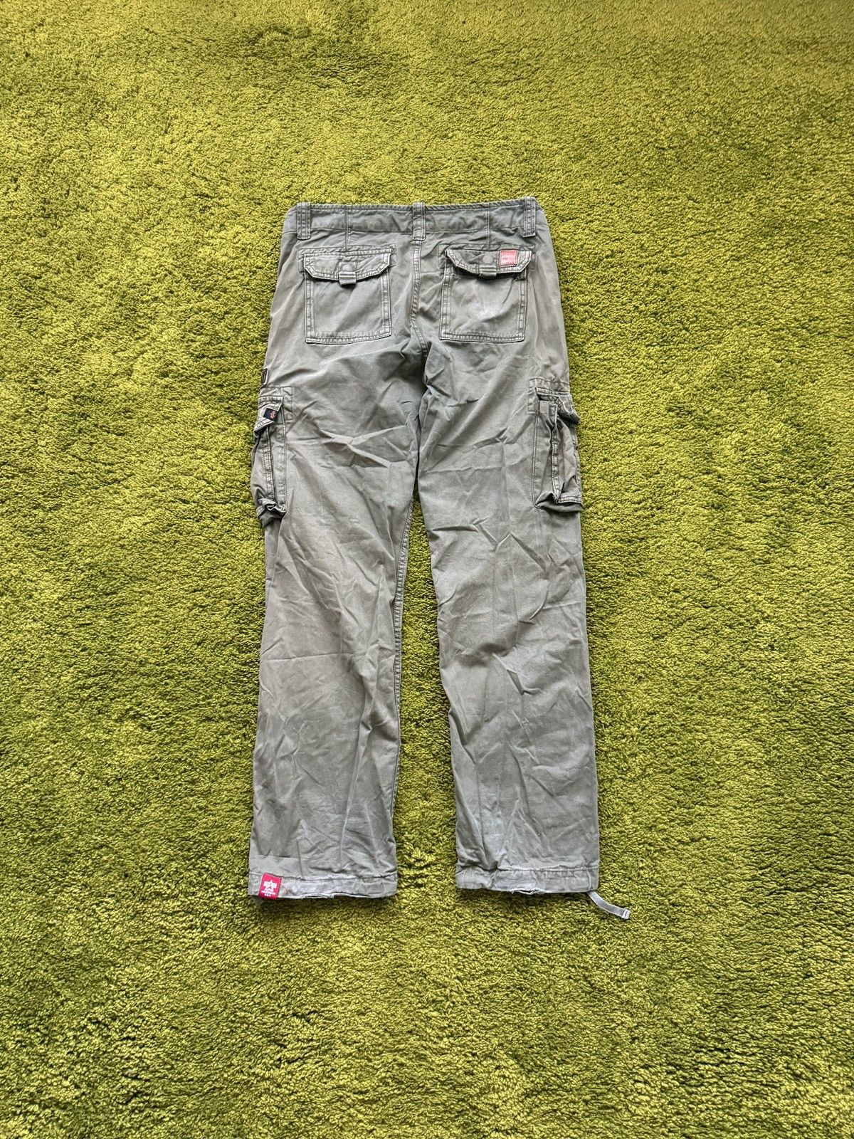 Alpha Industries × Vintage Alpha Industries 2000s vintage military army cargo pants Size US 32 / EU 48 - 2 Thumbnail