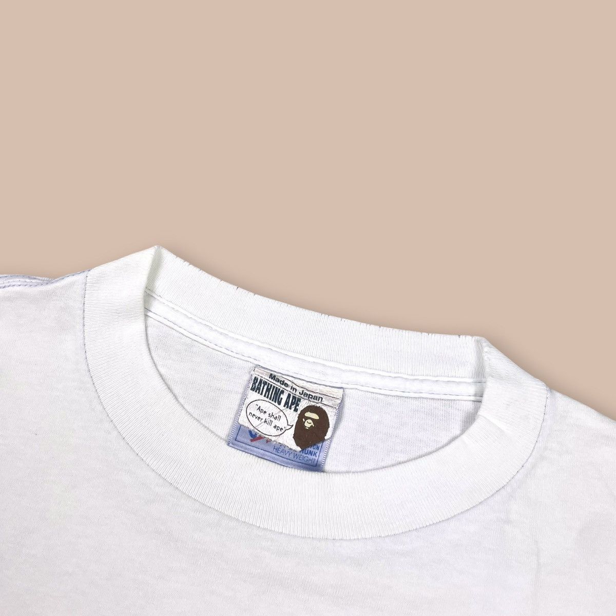 Bape Vintage 90's Bape OG Logo Made in USA&Japan Tee Size US S / EU 44-46 / 1 - 6 Thumbnail