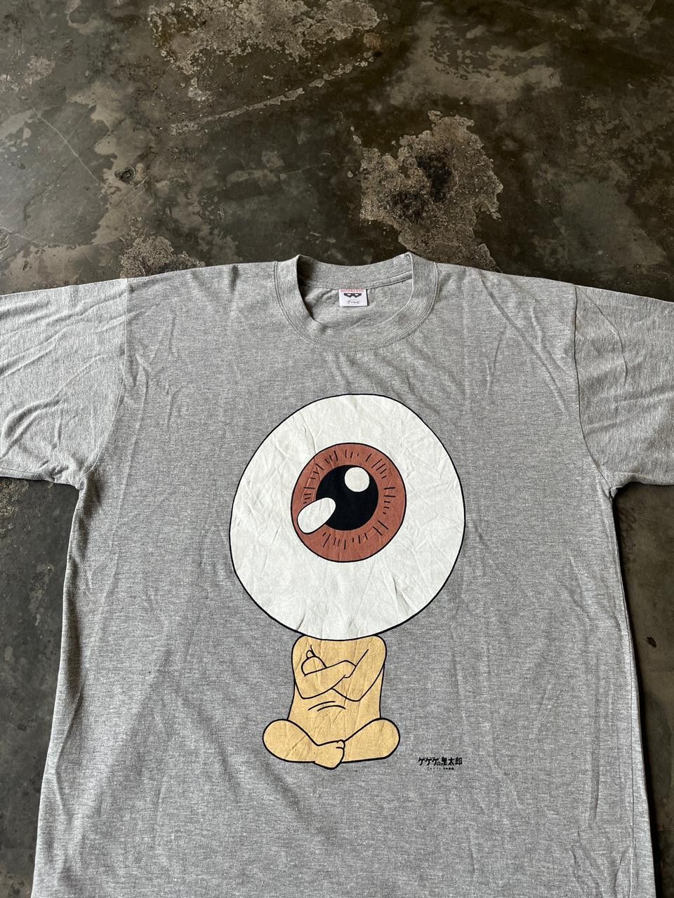 Anime 00s Medama Oyaji Eyeball "gegege No kitaro" T-shirt Size US L / EU 52-54 / 3 - 2 Thumbnail